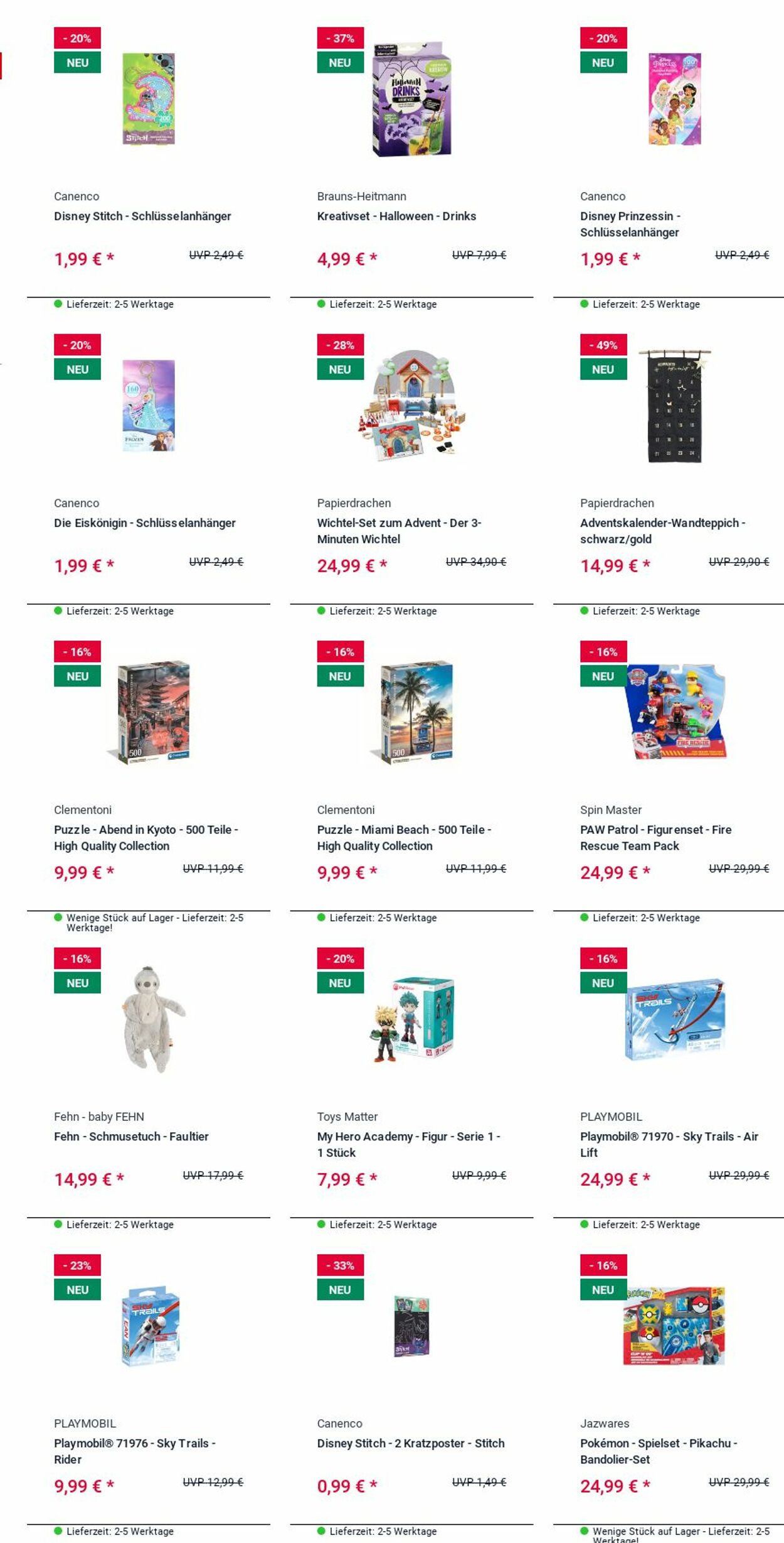 Prospekt Rofu Kinderland 15.09.2025 - 24.09.2025