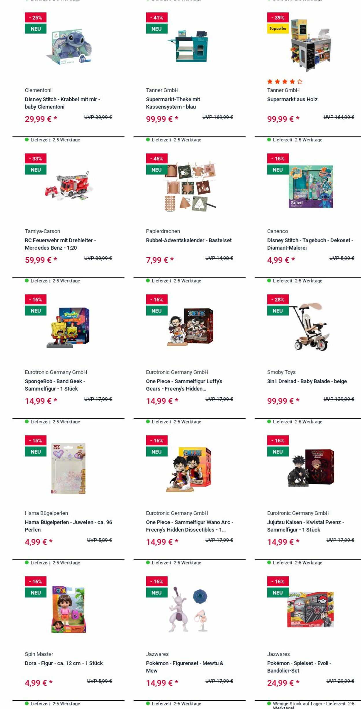 Prospekt Rofu Kinderland 15.09.2025 - 24.09.2025
