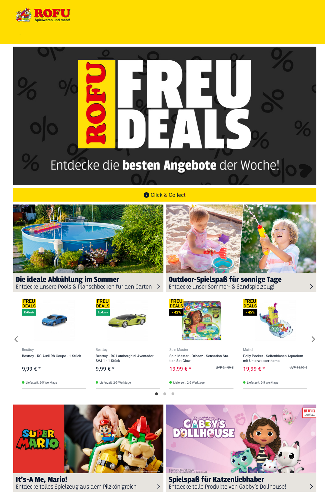 Prospekt Rofu Kinderland 15.09.2025 - 24.09.2025