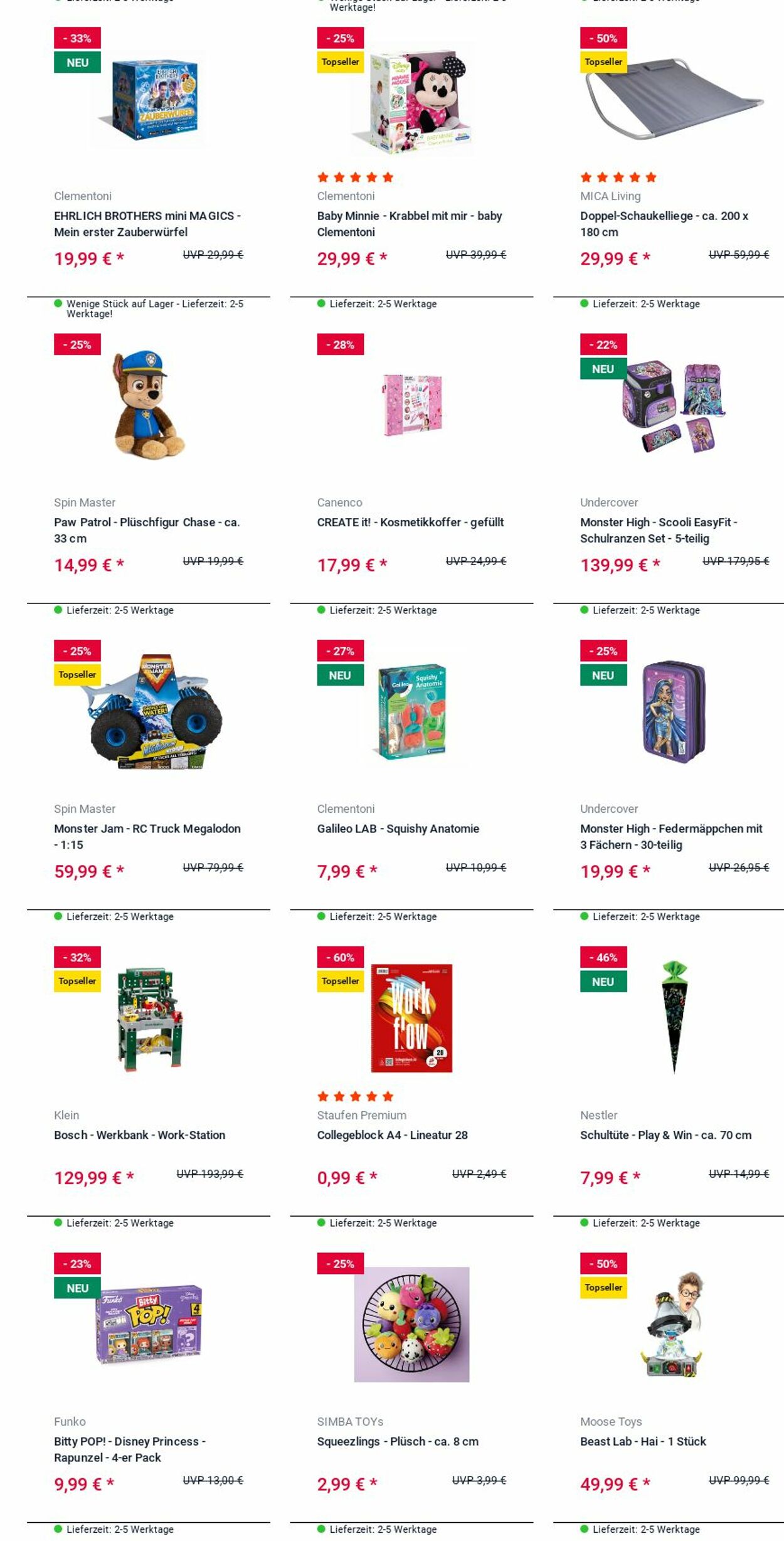 Prospekt Rofu Kinderland 23.06.2025 - 02.07.2025