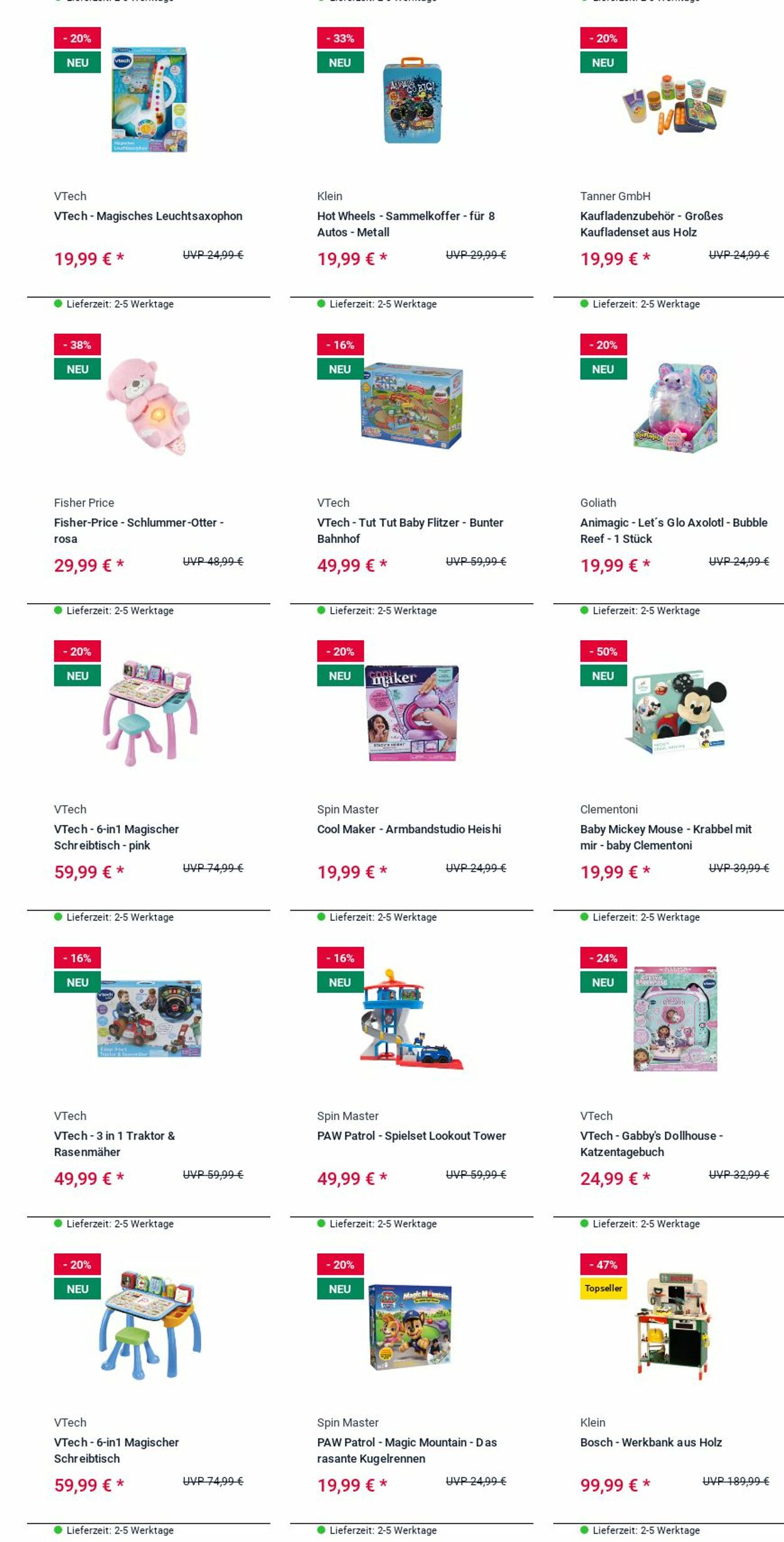 Prospekt Rofu Kinderland 03.11.2025 - 12.11.2025