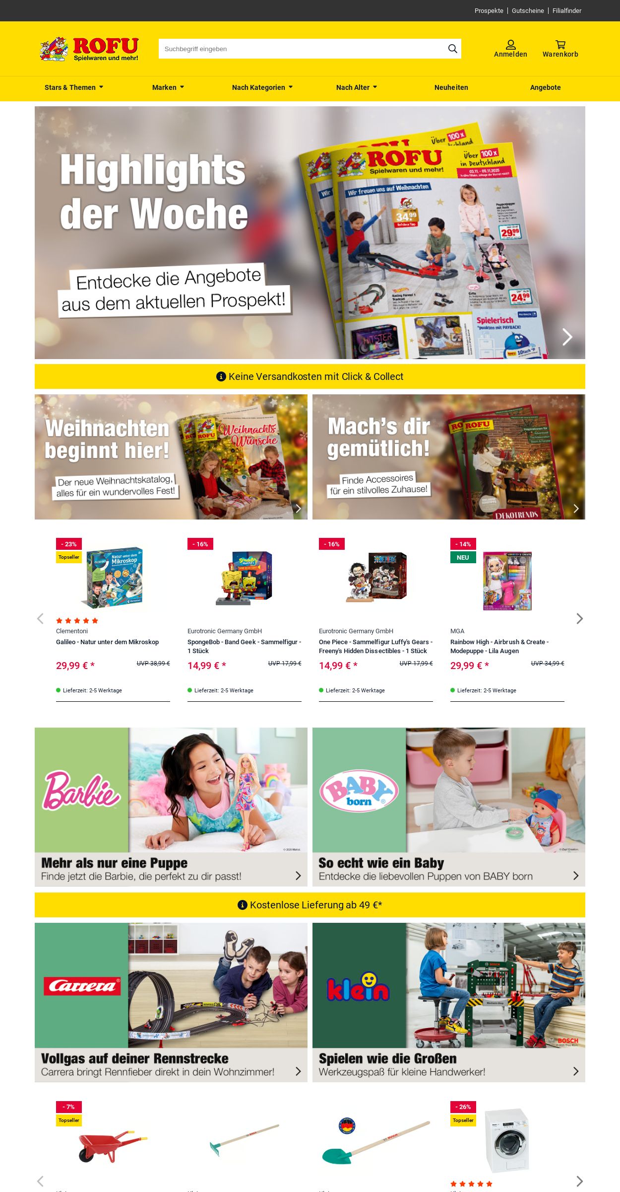 Prospekt Rofu Kinderland 03.11.2025 - 12.11.2025