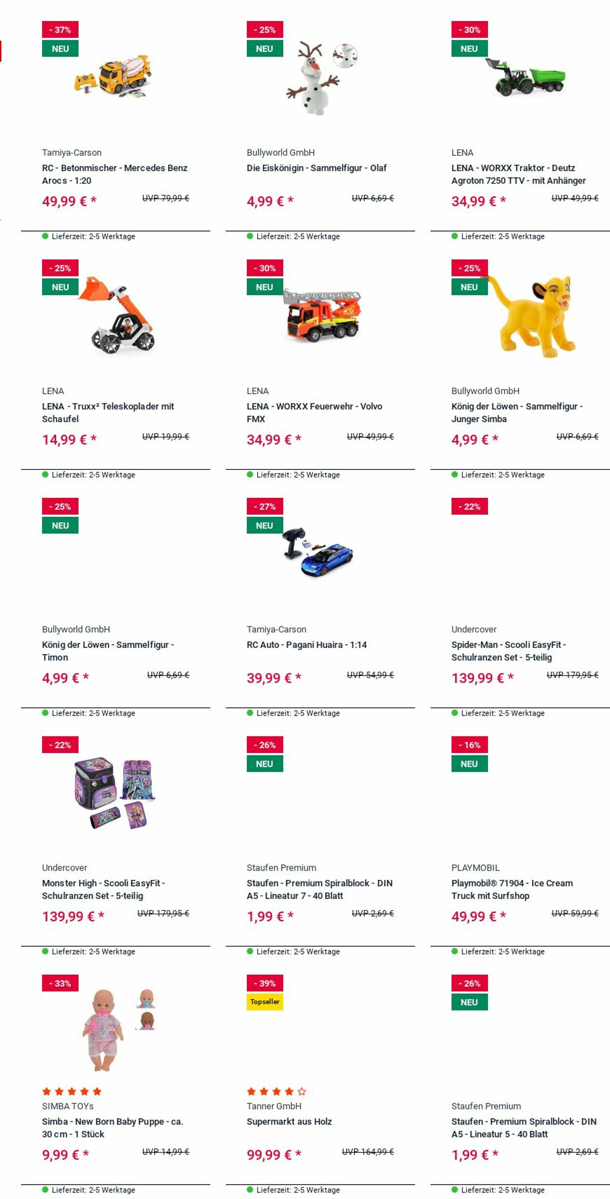 Prospekt Rofu Kinderland 04.08.2025 - 13.08.2025