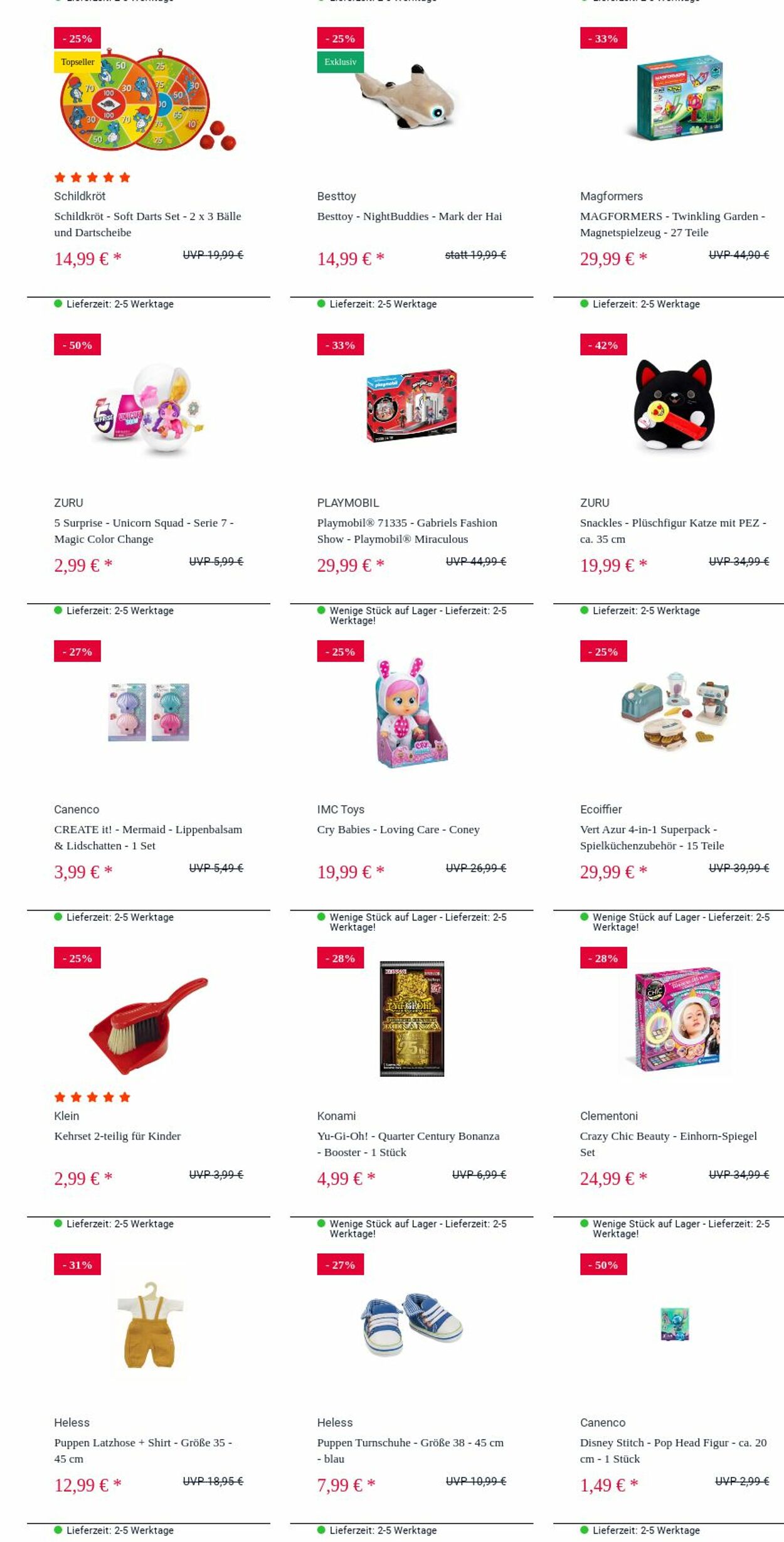 Prospekt Rofu Kinderland 04.08.2025 - 13.08.2025