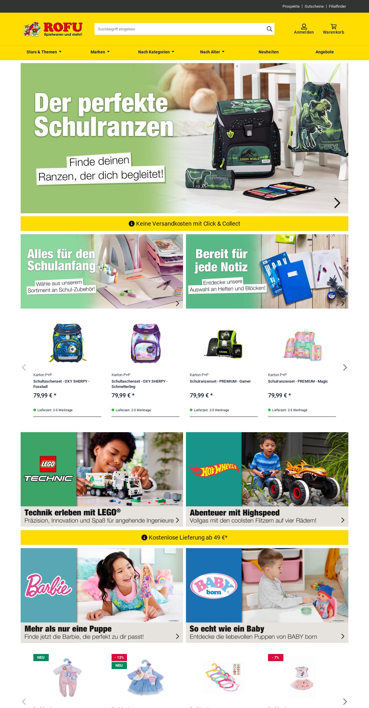 Prospekt Rofu Kinderland 04.08.2025 - 13.08.2025