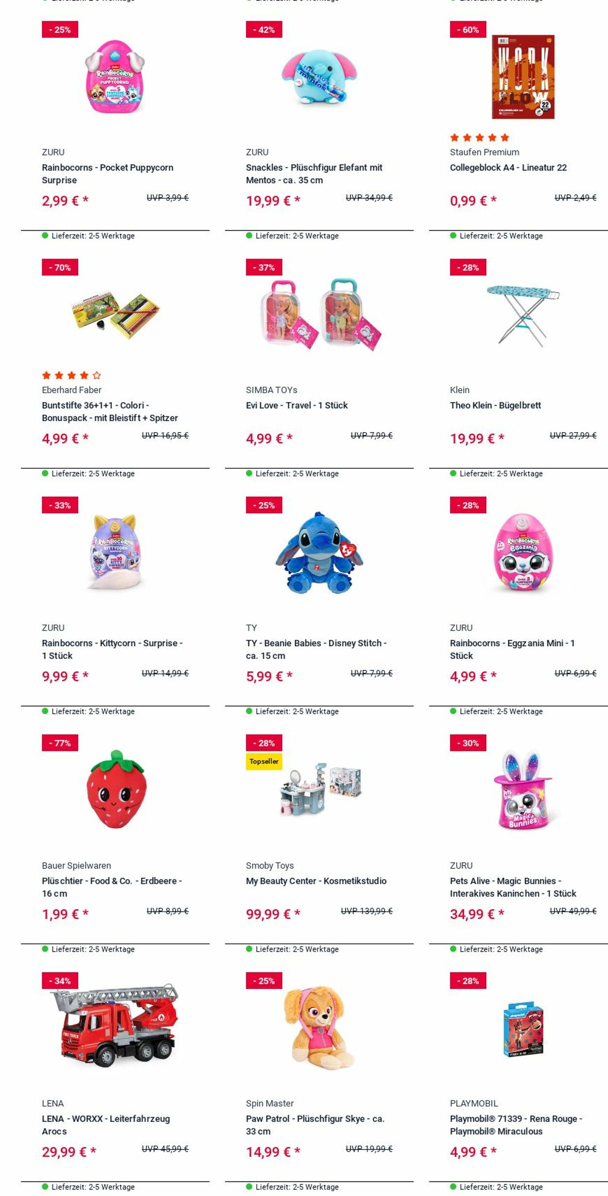 Prospekt Rofu Kinderland 04.08.2025 - 13.08.2025