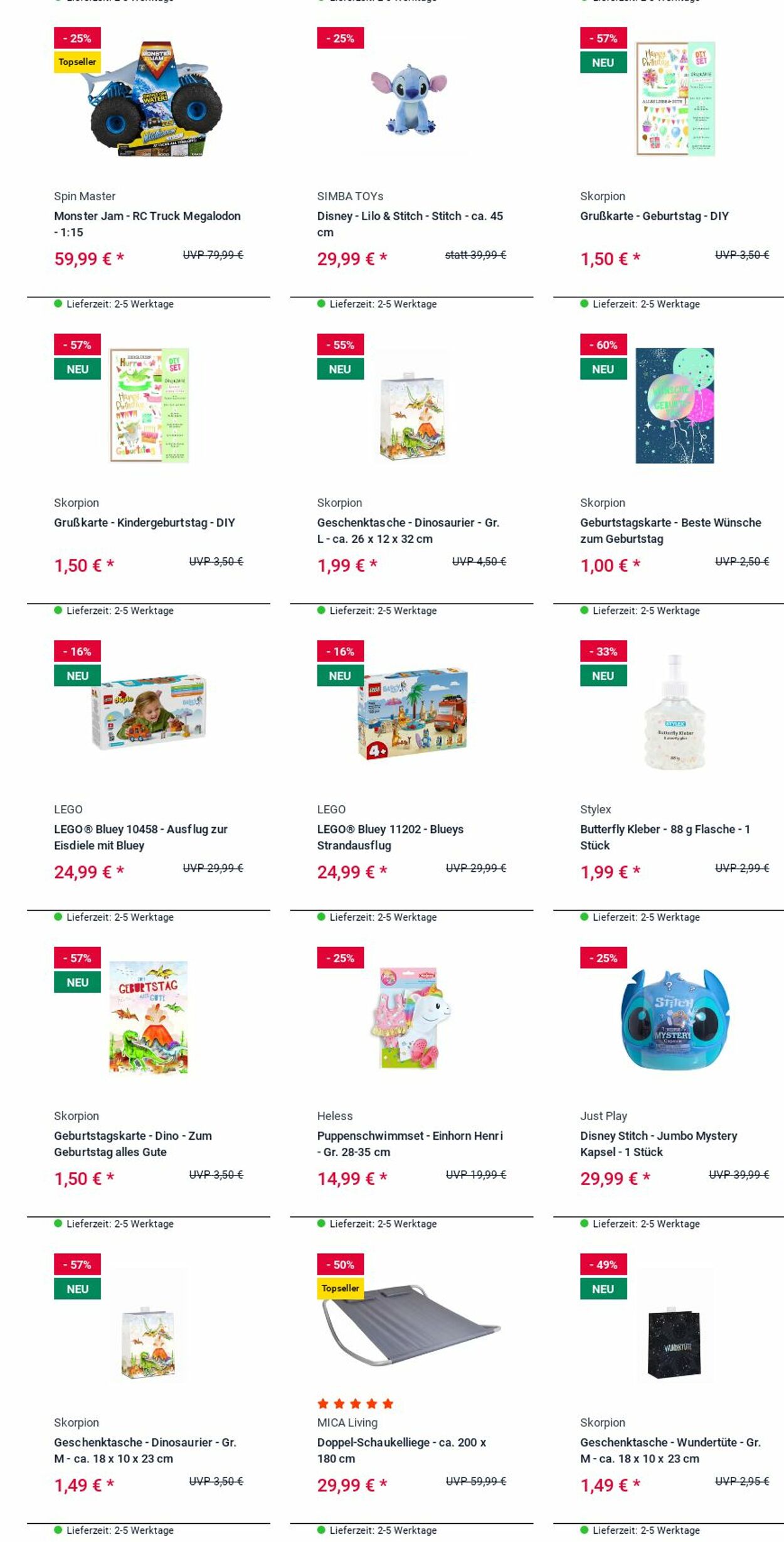 Prospekt Rofu Kinderland 04.08.2025 - 13.08.2025