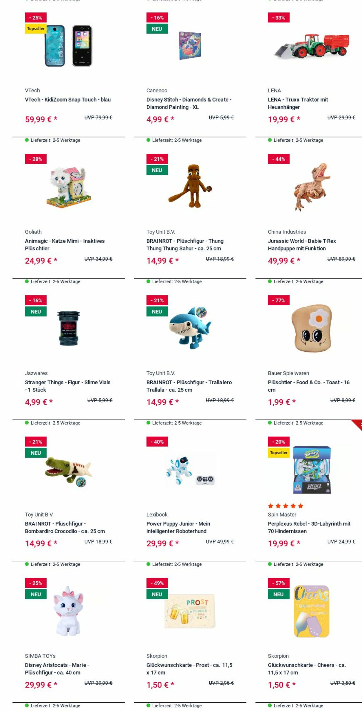 Prospekt Rofu Kinderland 15.12.2025 - 24.12.2025