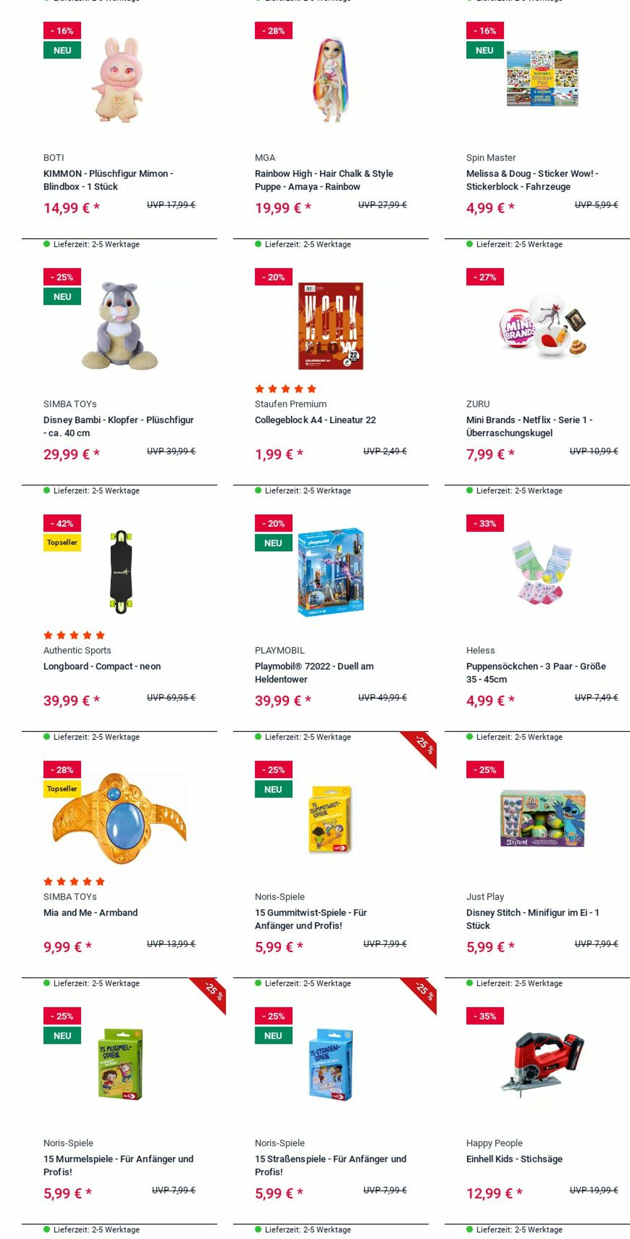 Prospekt Rofu Kinderland 15.12.2025 - 24.12.2025