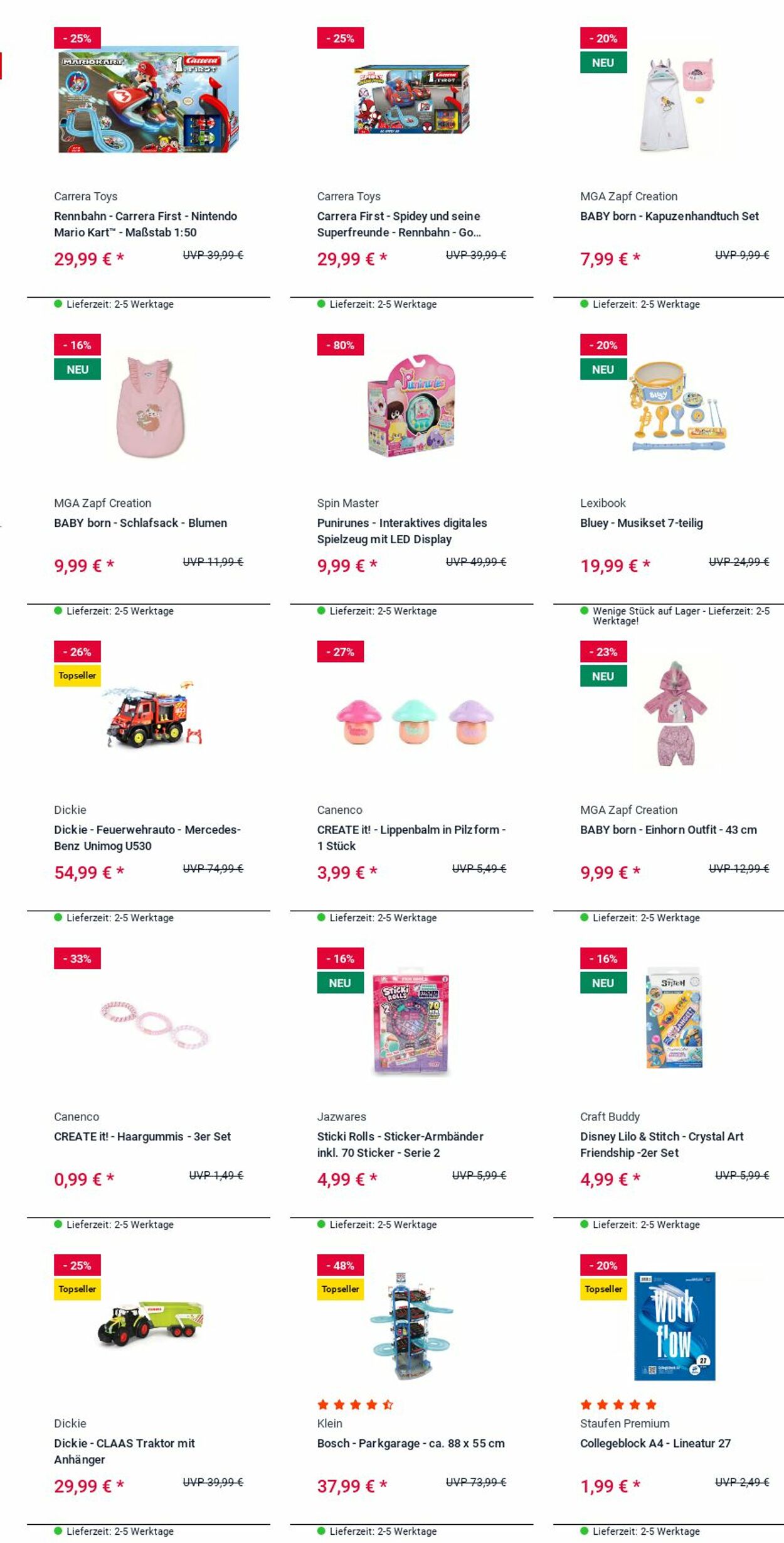 Prospekt Rofu Kinderland 15.12.2025 - 24.12.2025