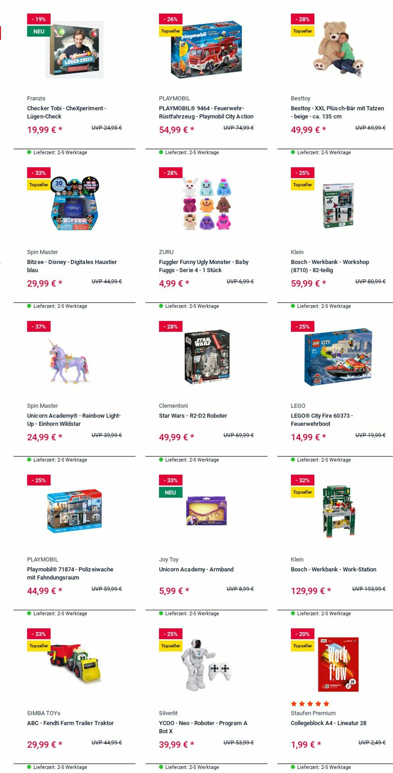 Prospekt Rofu Kinderland 15.12.2025 - 24.12.2025