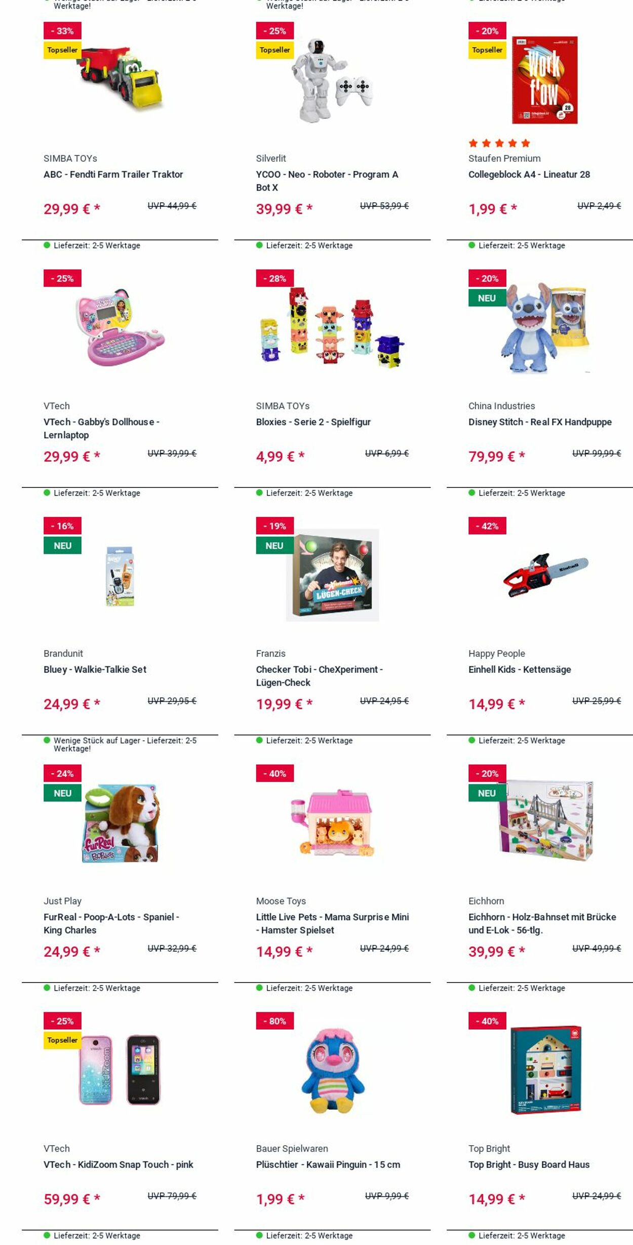 Prospekt Rofu Kinderland 22.12.2025 - 31.12.2025
