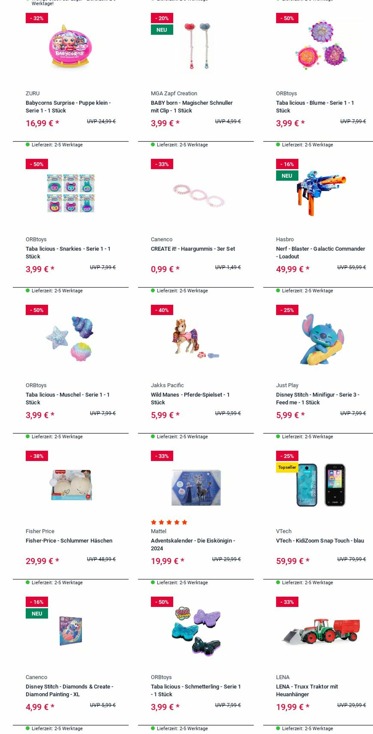 Prospekt Rofu Kinderland 22.12.2025 - 31.12.2025