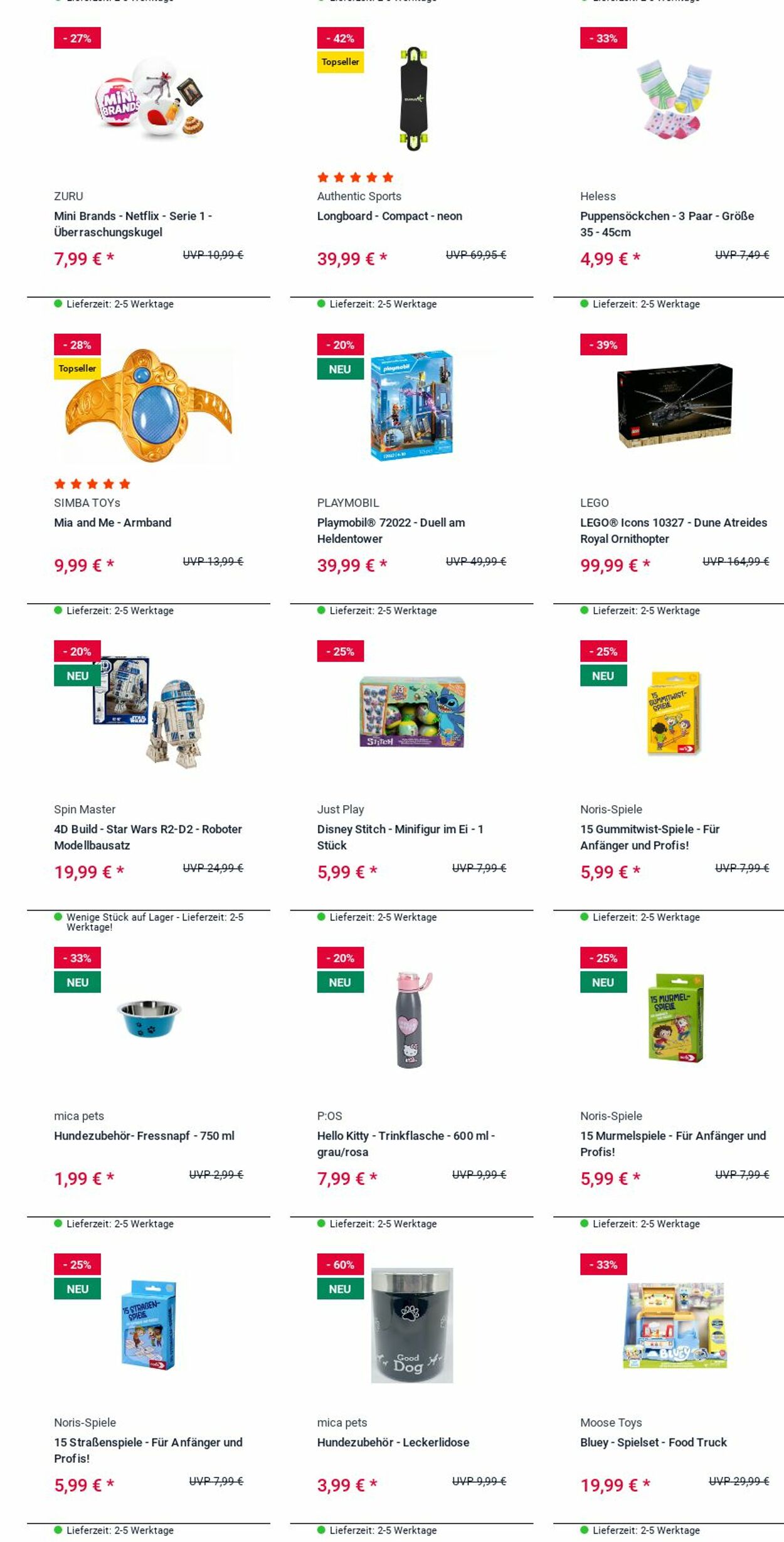 Prospekt Rofu Kinderland 22.12.2025 - 31.12.2025