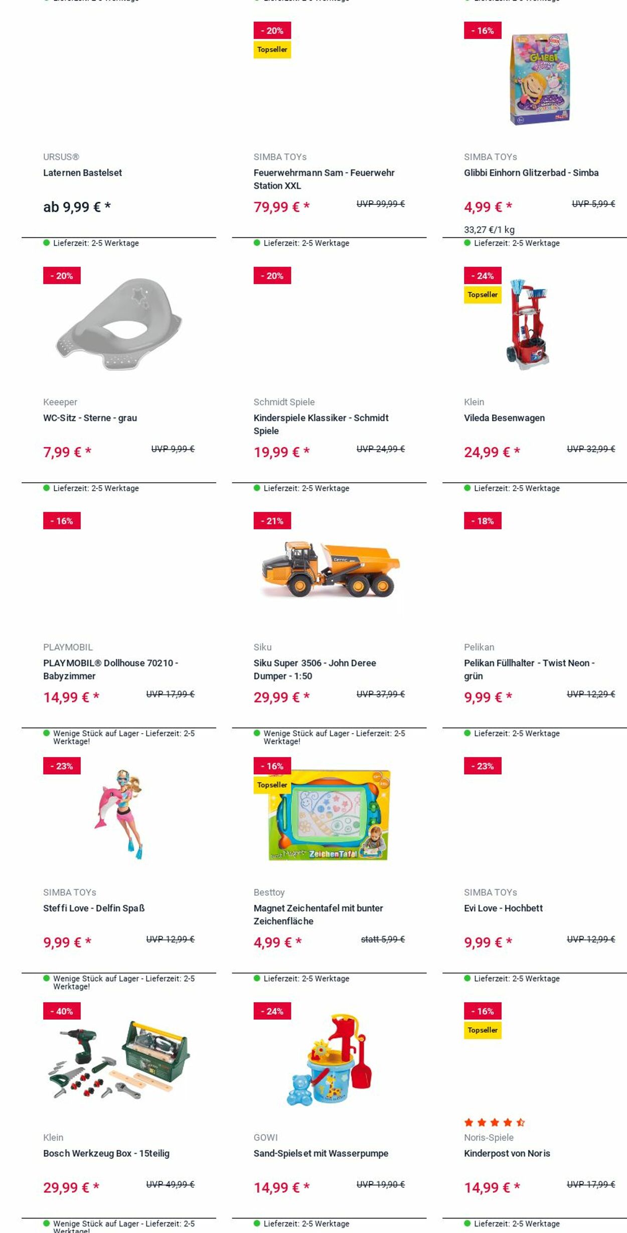 Prospekt Rofu Kinderland 20.01.2025 - 29.01.2025