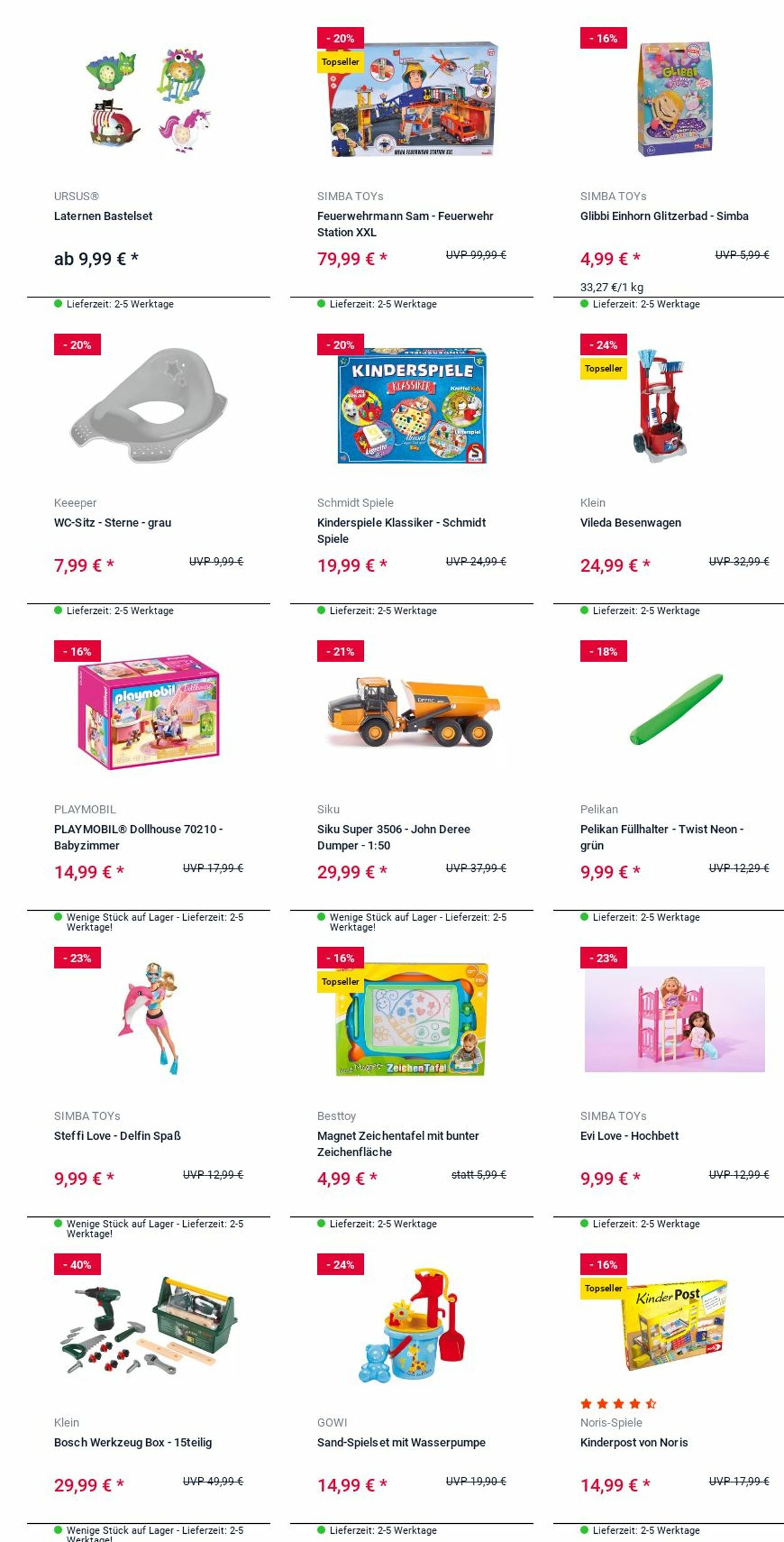 Prospekt Rofu Kinderland 20.01.2025 - 29.01.2025