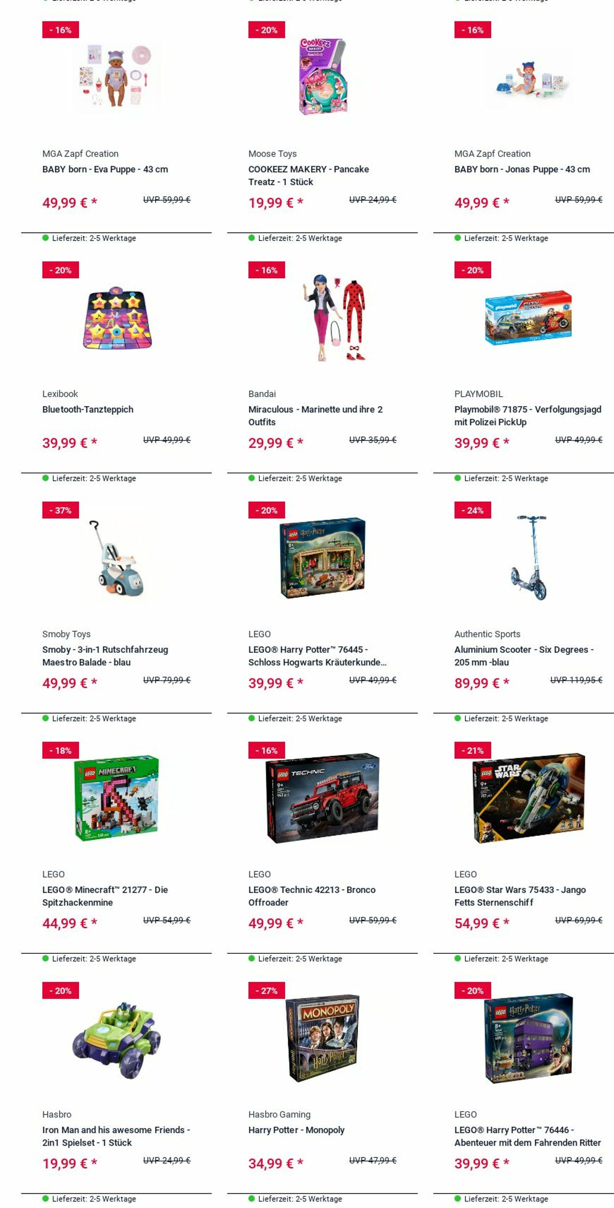 Prospekt Rofu Kinderland 27.10.2025 - 05.11.2025