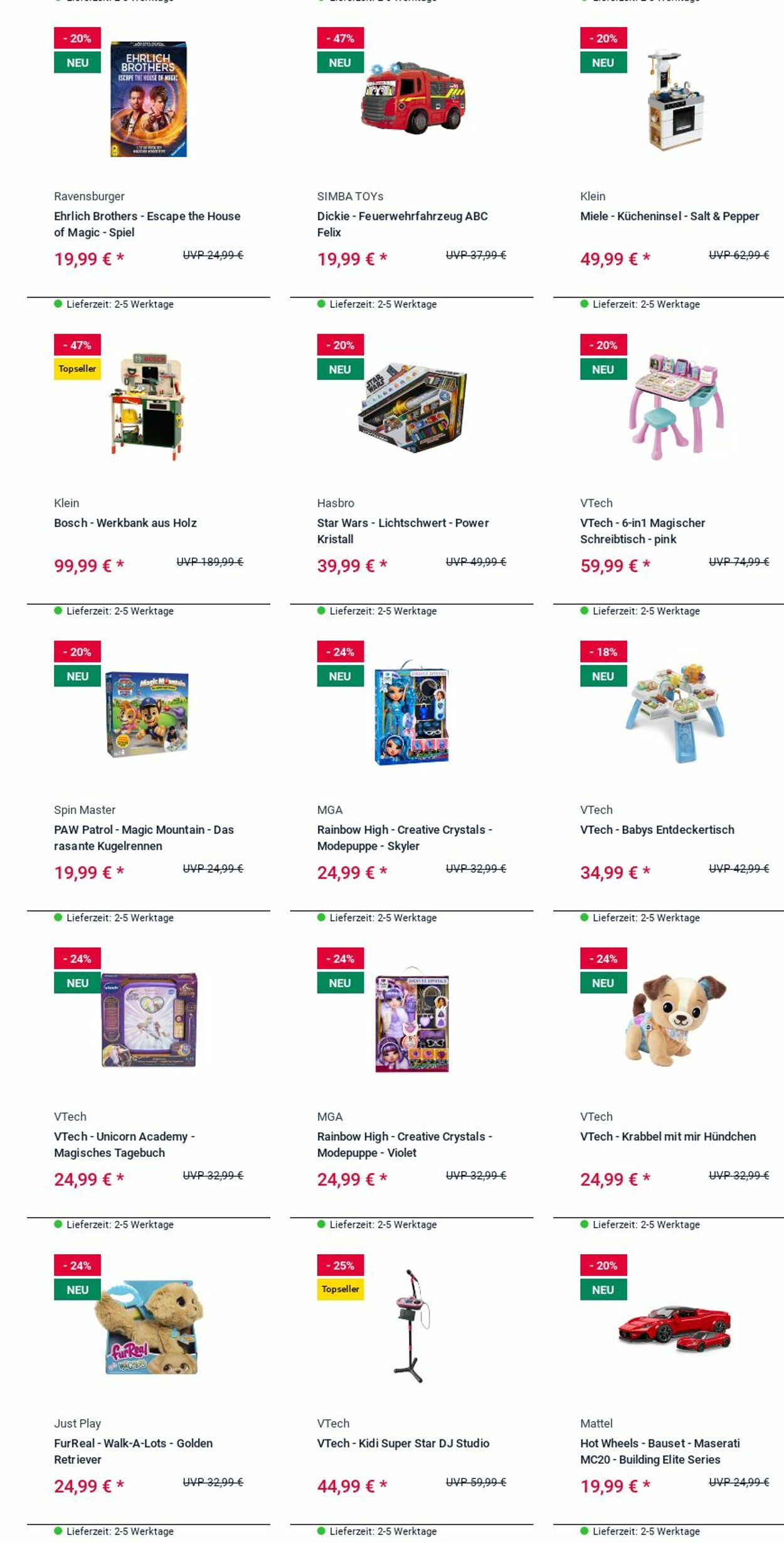Prospekt Rofu Kinderland 27.10.2025 - 05.11.2025