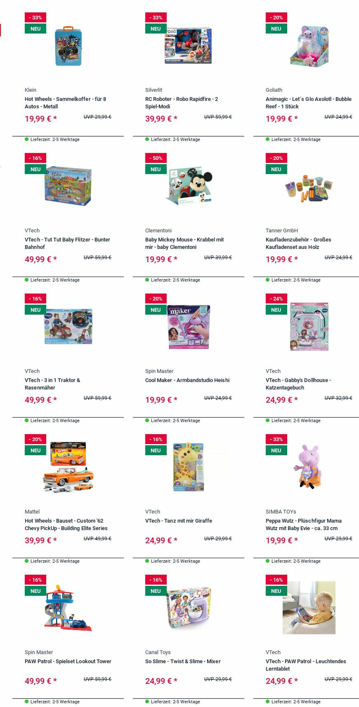 Prospekt Rofu Kinderland 27.10.2025 - 05.11.2025