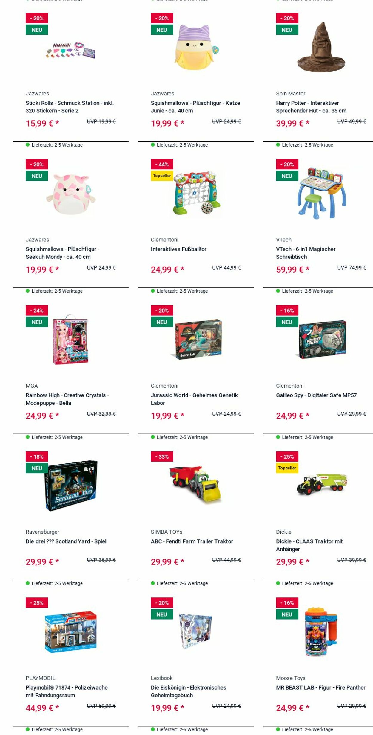 Prospekt Rofu Kinderland 27.10.2025 - 05.11.2025