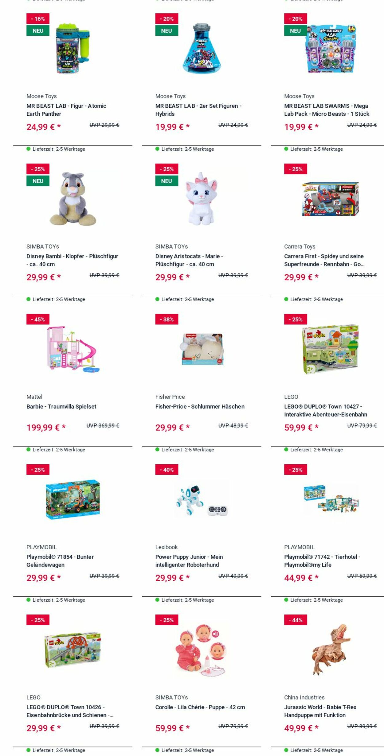 Prospekt Rofu Kinderland 27.10.2025 - 05.11.2025