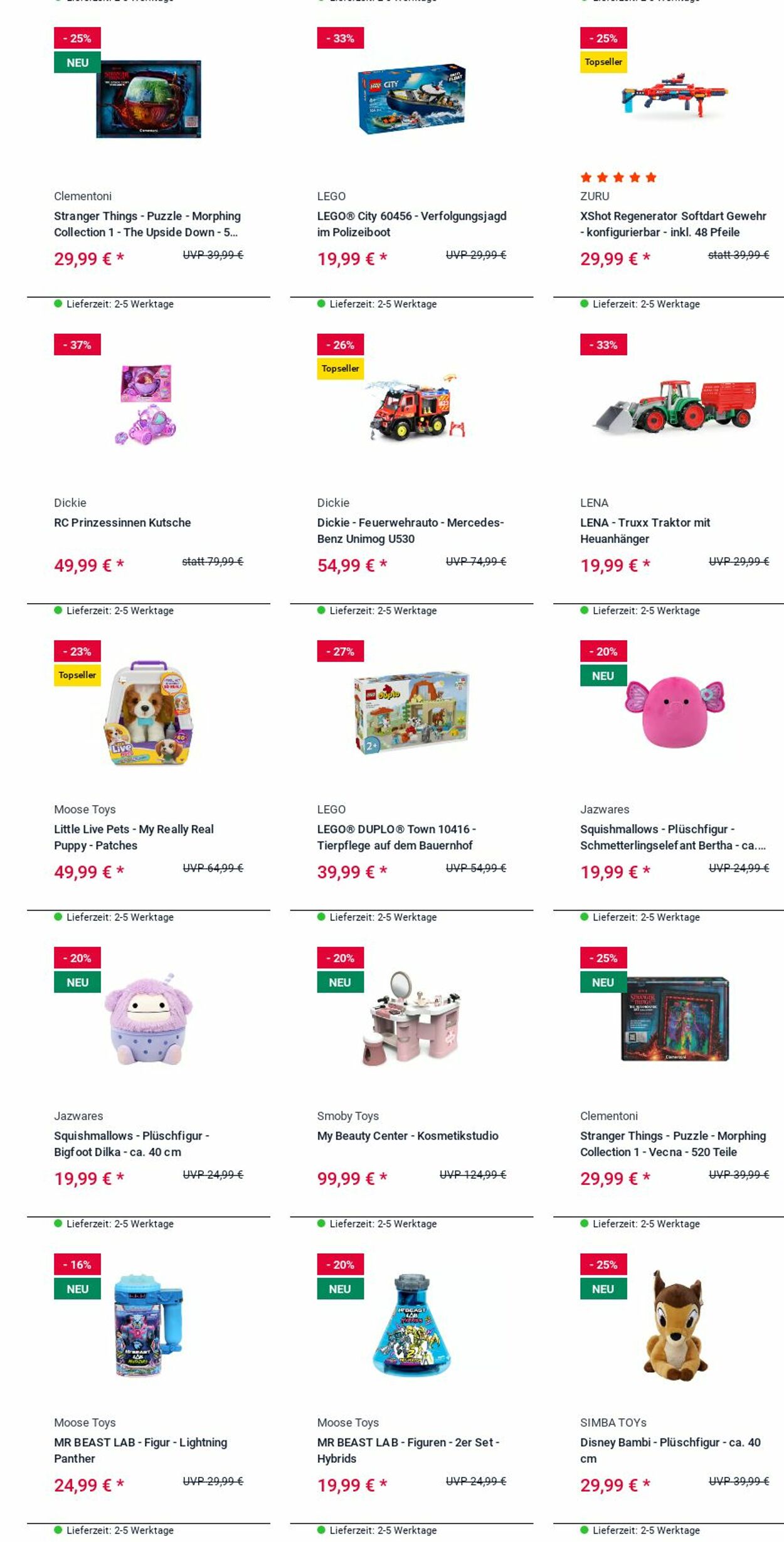 Prospekt Rofu Kinderland 27.10.2025 - 05.11.2025