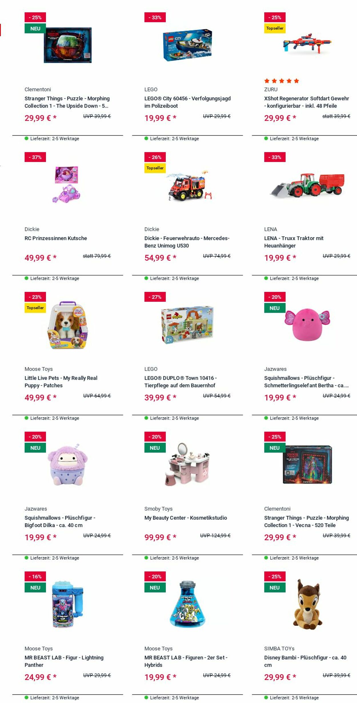 Prospekt Rofu Kinderland 27.10.2025 - 05.11.2025