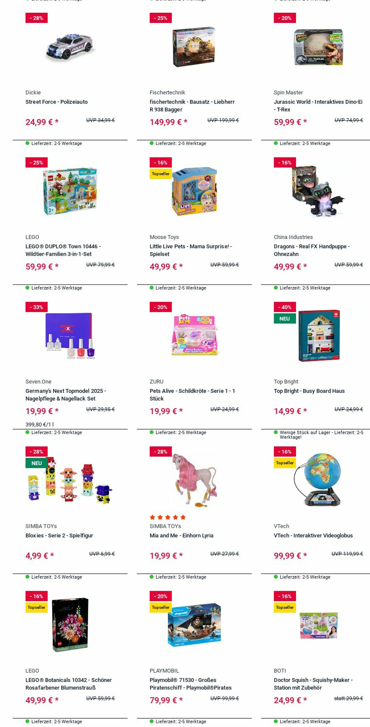 Prospekt Rofu Kinderland 27.10.2025 - 05.11.2025