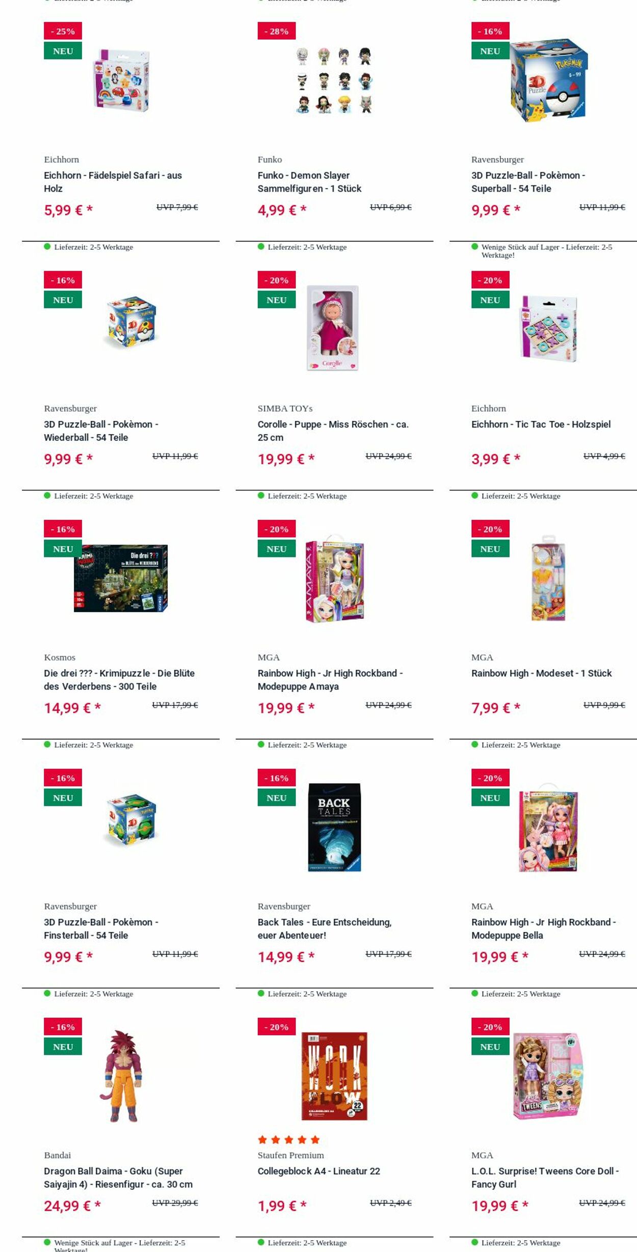 Prospekt Rofu Kinderland 20.10.2025 - 29.10.2025