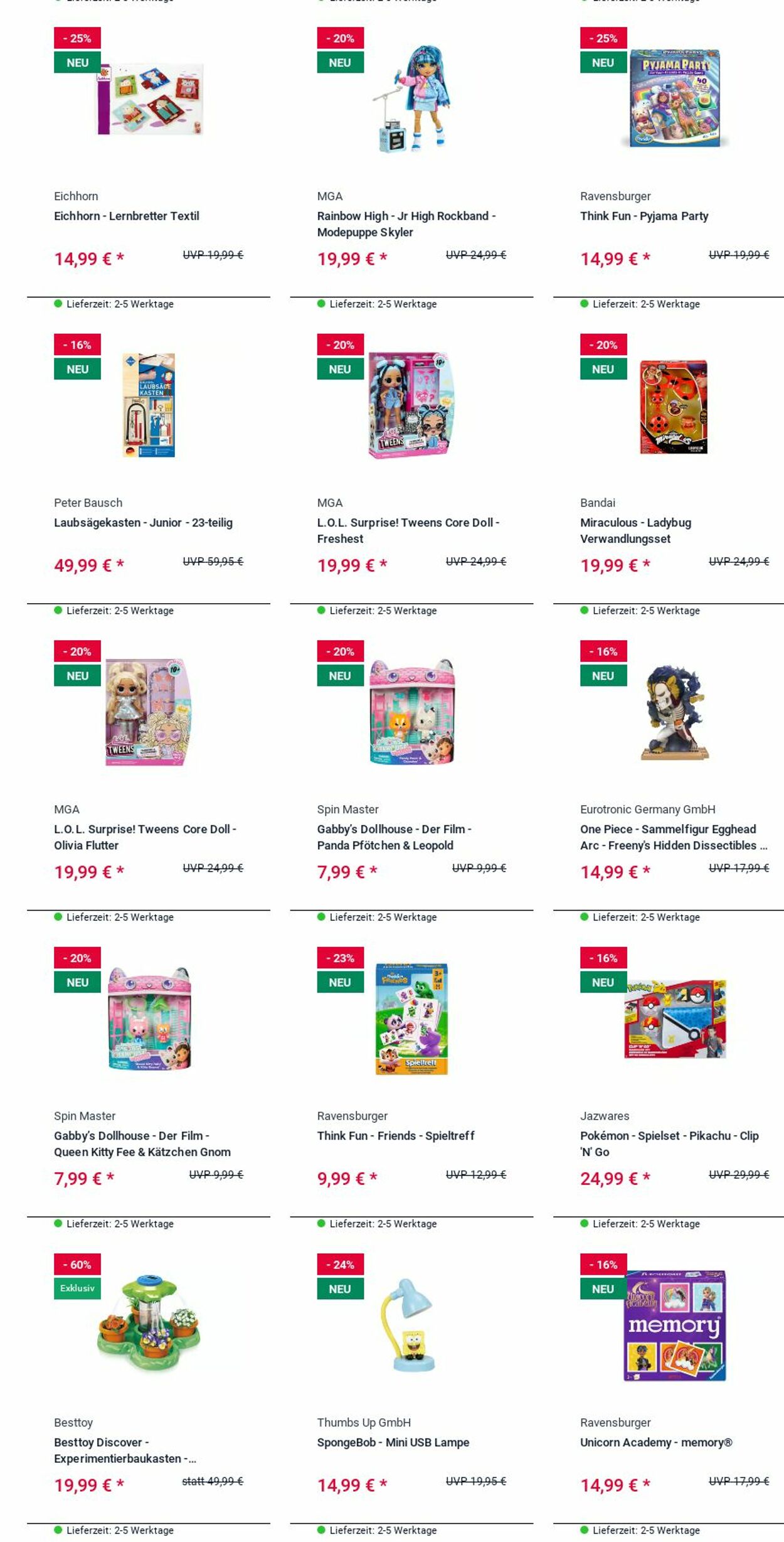 Prospekt Rofu Kinderland 20.10.2025 - 29.10.2025