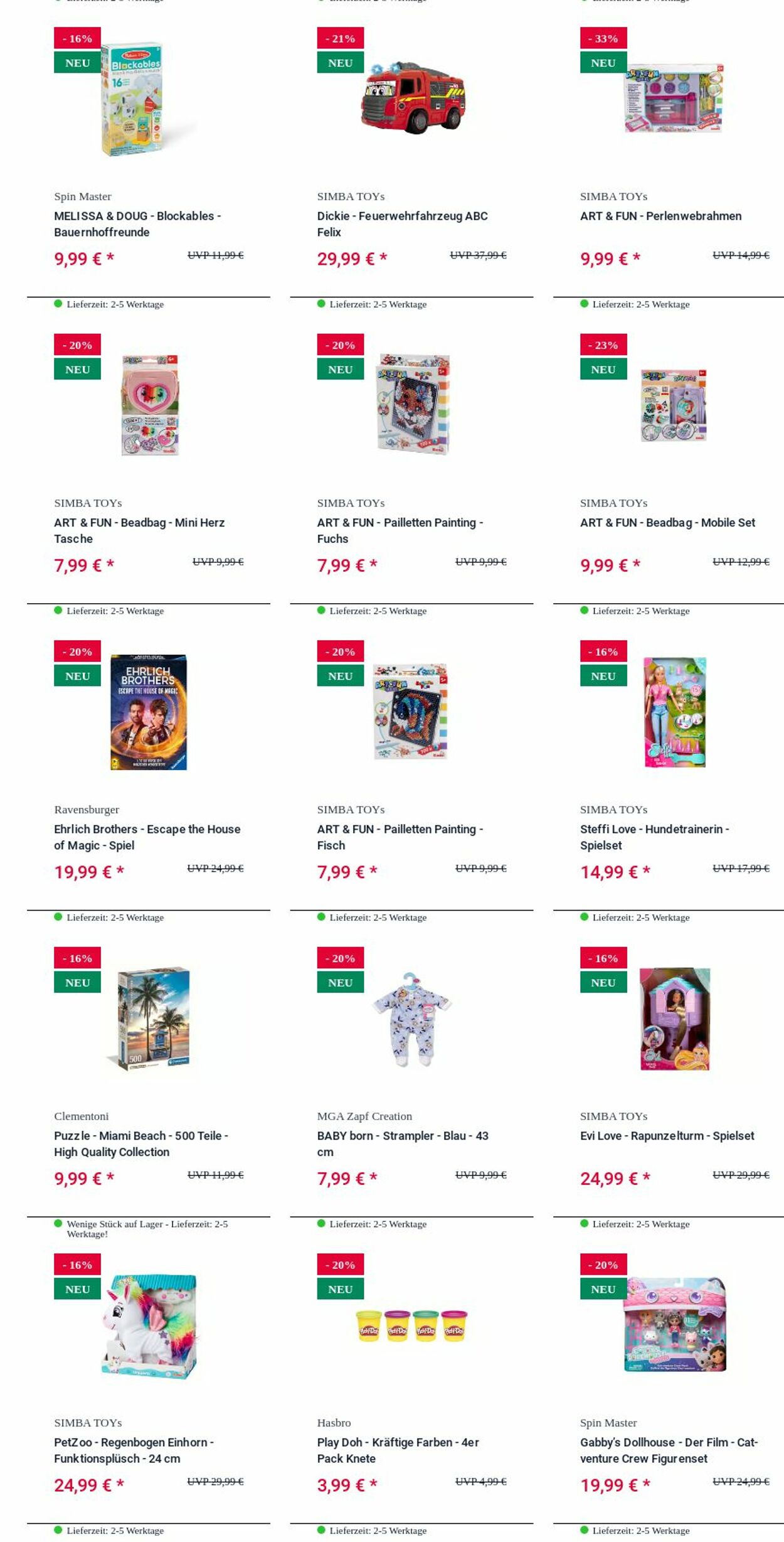 Prospekt Rofu Kinderland 20.10.2025 - 29.10.2025
