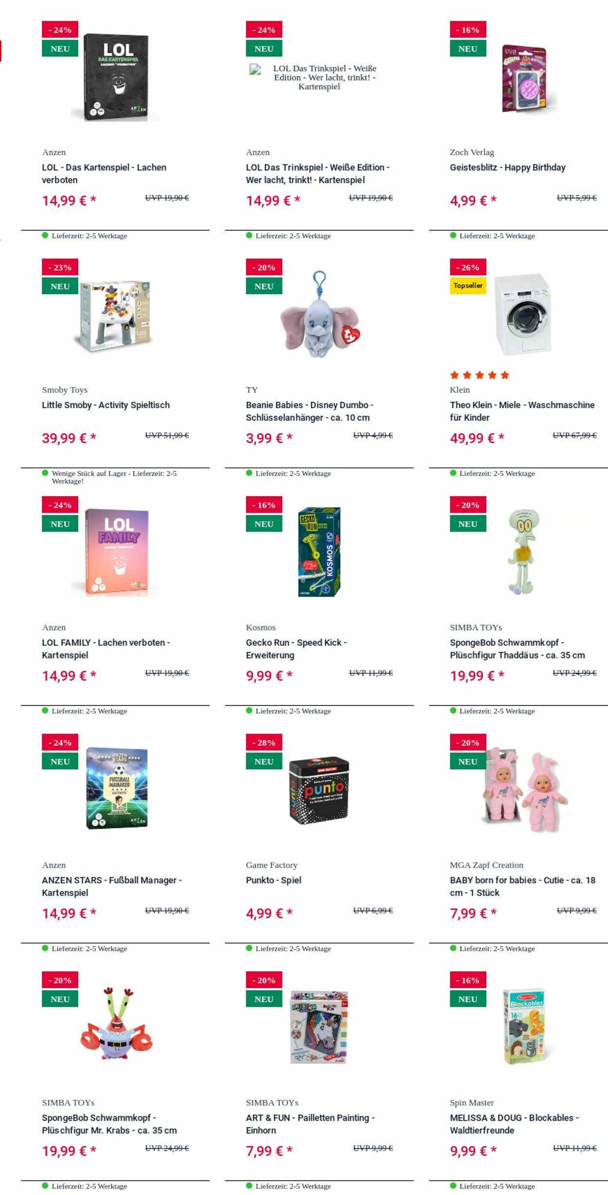 Prospekt Rofu Kinderland 20.10.2025 - 29.10.2025