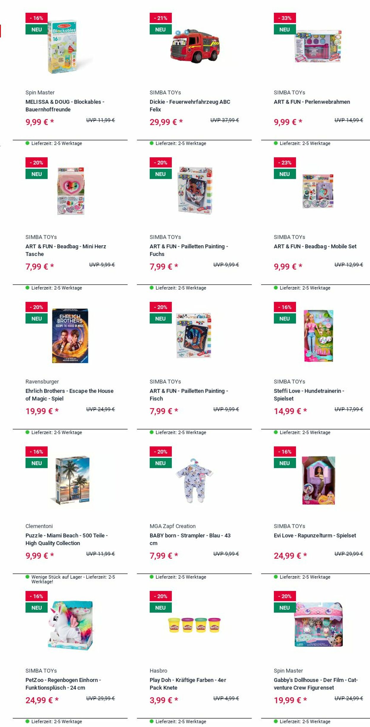 Prospekt Rofu Kinderland 20.10.2025 - 29.10.2025
