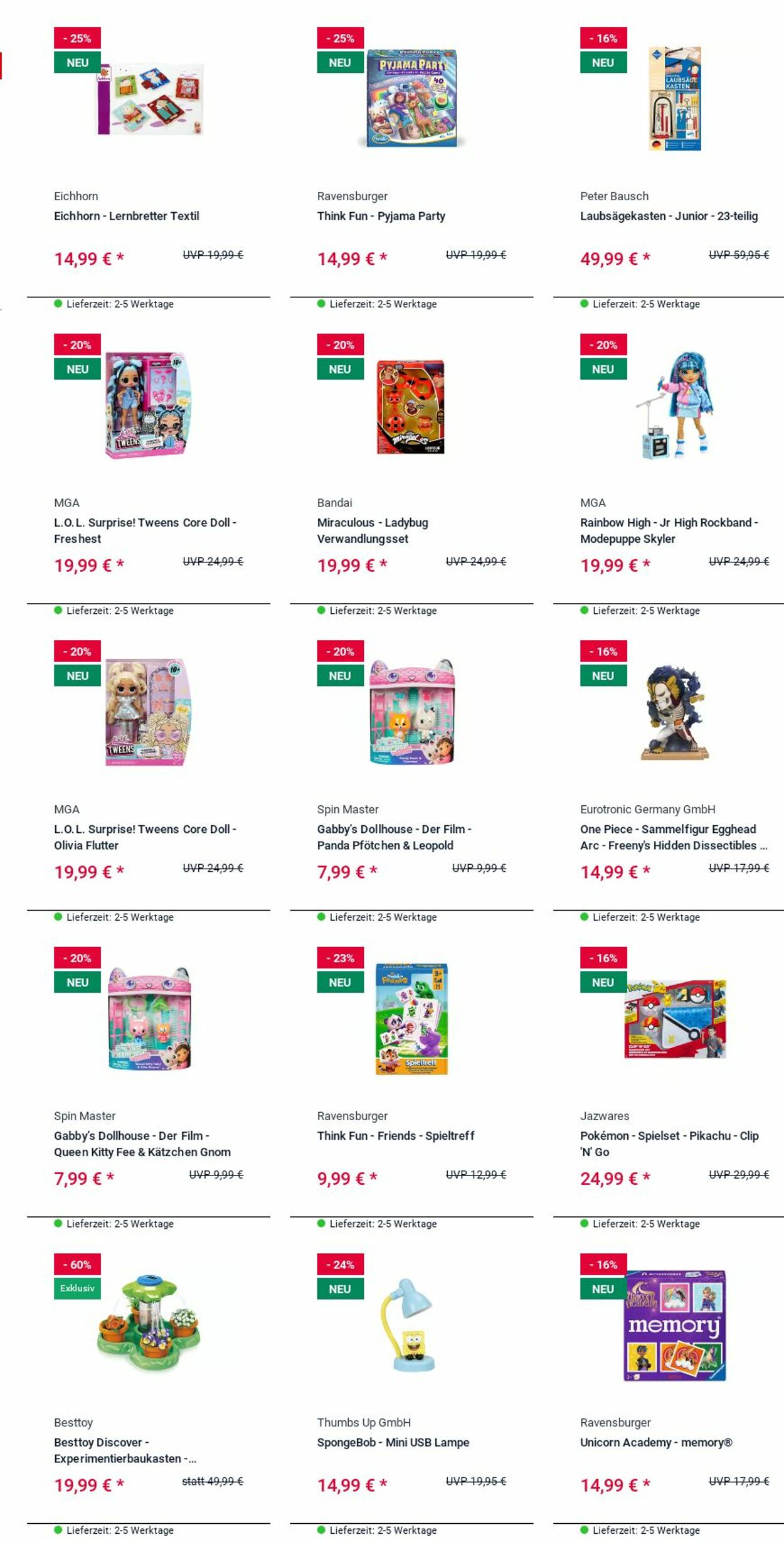 Prospekt Rofu Kinderland 20.10.2025 - 29.10.2025