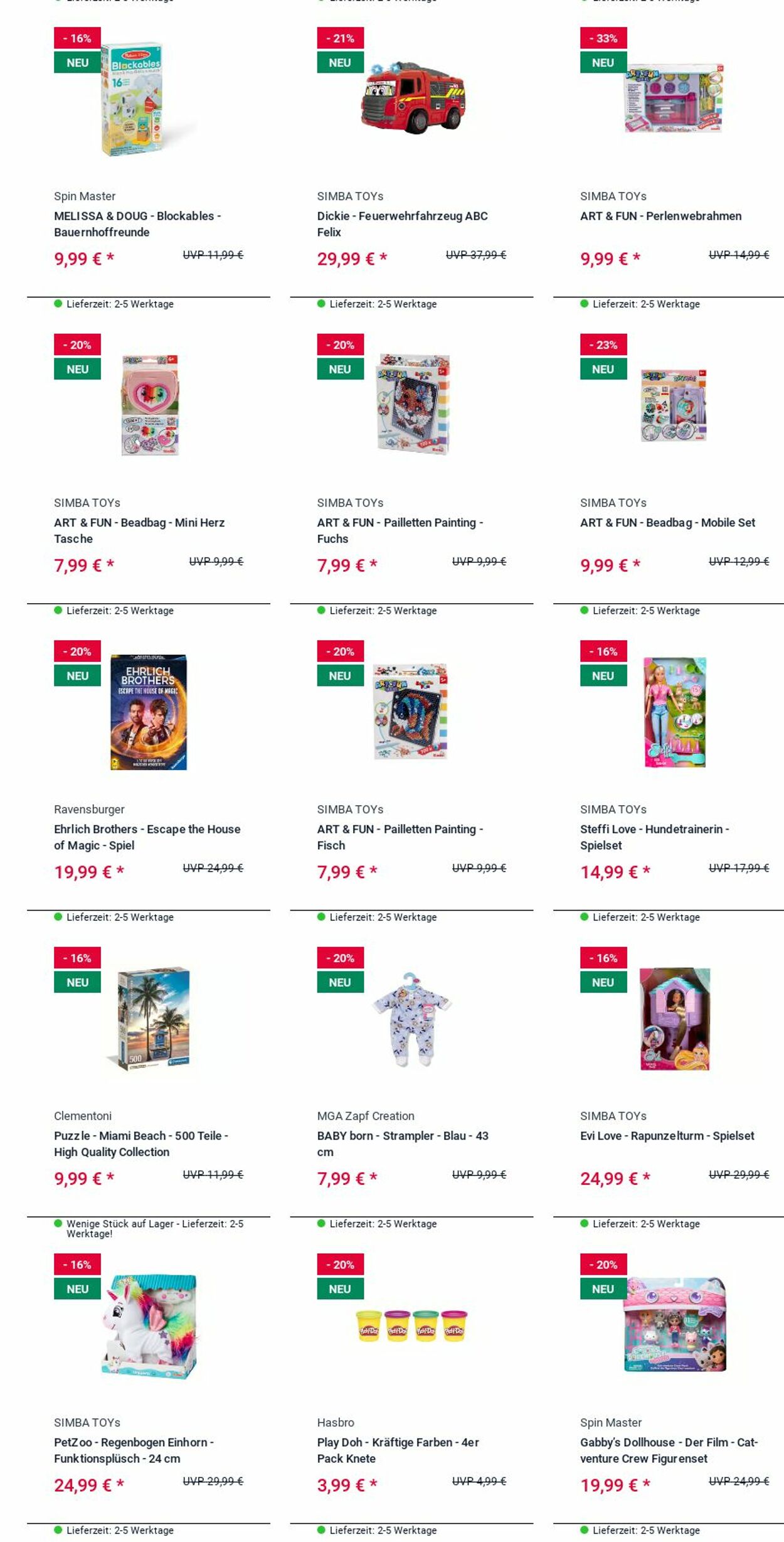 Prospekt Rofu Kinderland 20.10.2025 - 29.10.2025