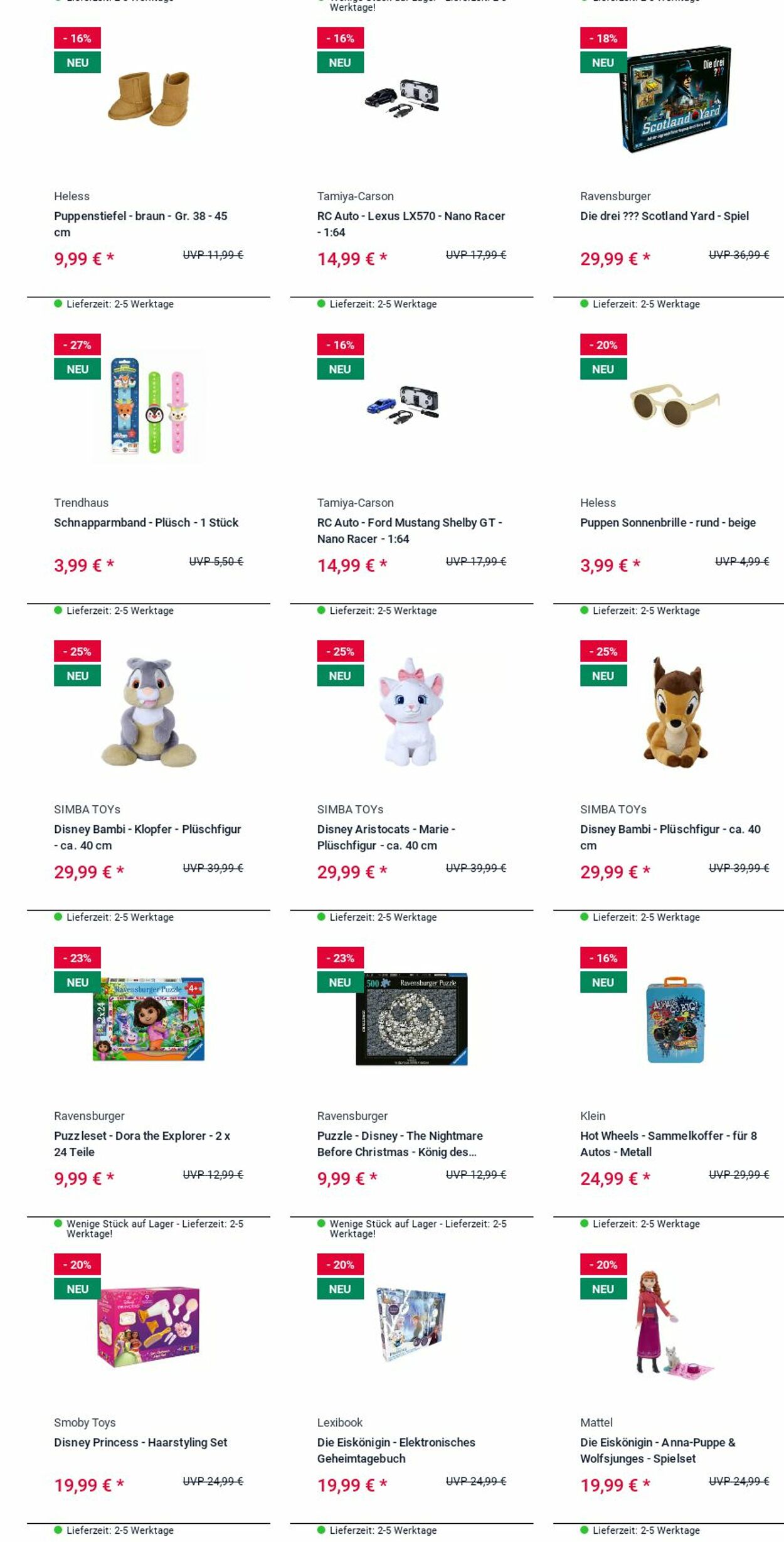 Prospekt Rofu Kinderland 20.10.2025 - 29.10.2025