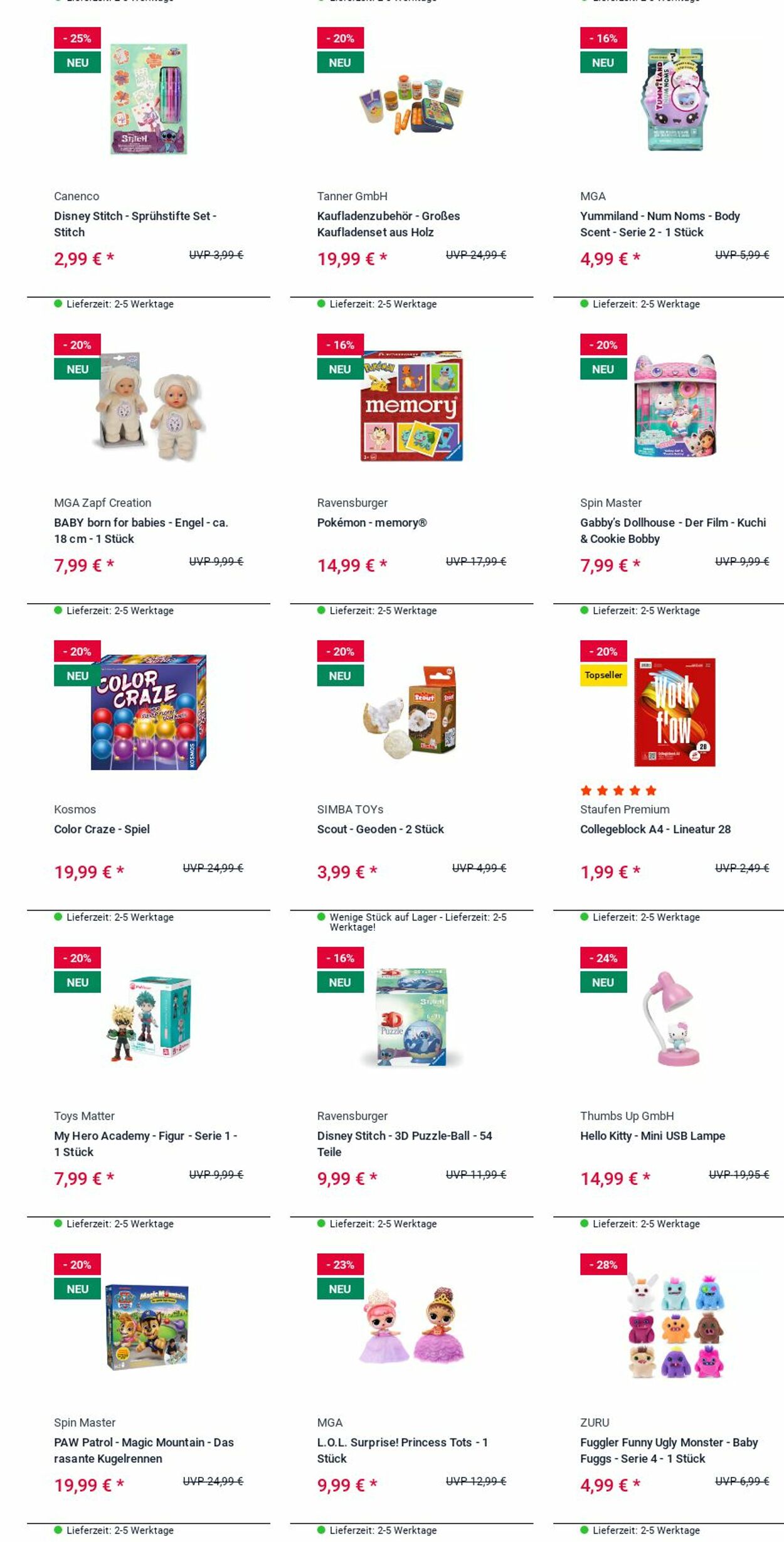 Prospekt Rofu Kinderland 20.10.2025 - 29.10.2025