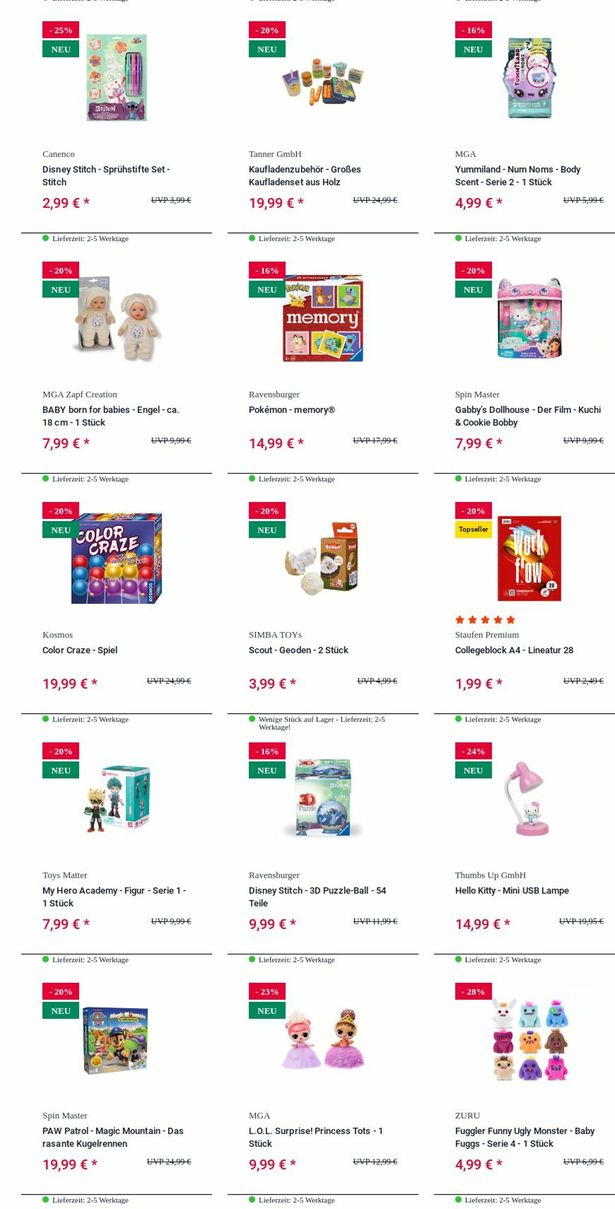 Prospekt Rofu Kinderland 20.10.2025 - 29.10.2025