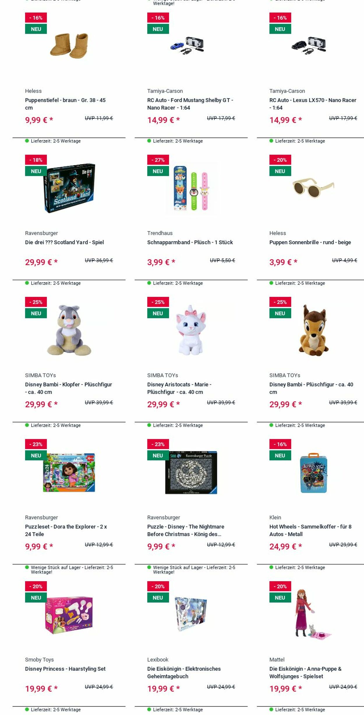 Prospekt Rofu Kinderland 20.10.2025 - 29.10.2025