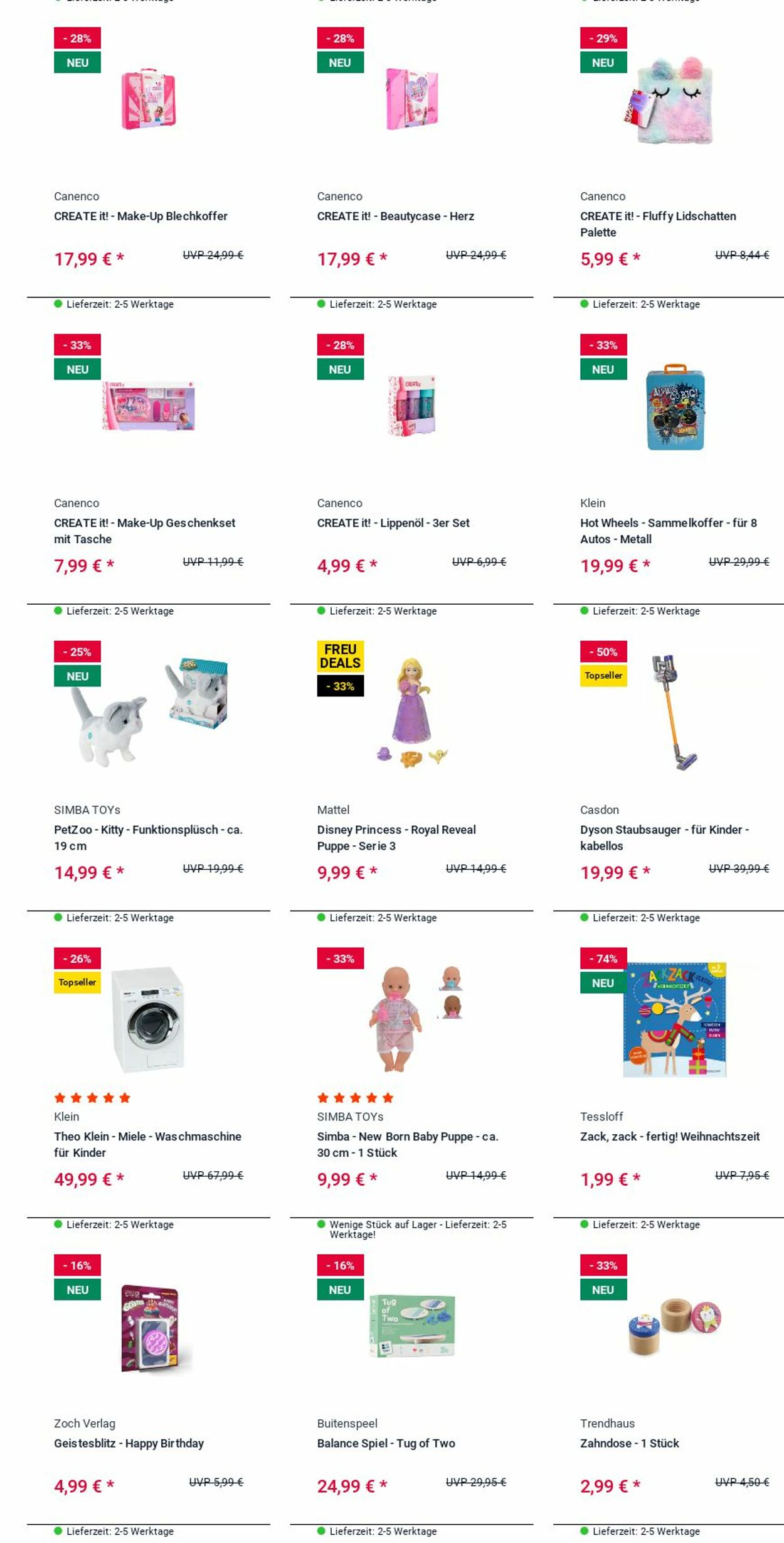 Prospekt Rofu Kinderland 08.12.2025 - 17.12.2025