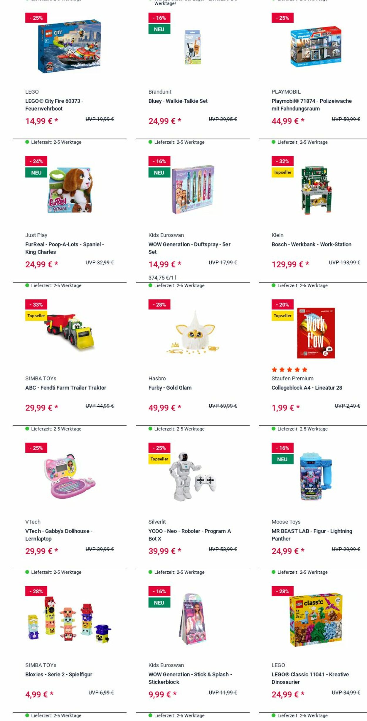 Prospekt Rofu Kinderland 08.12.2025 - 17.12.2025