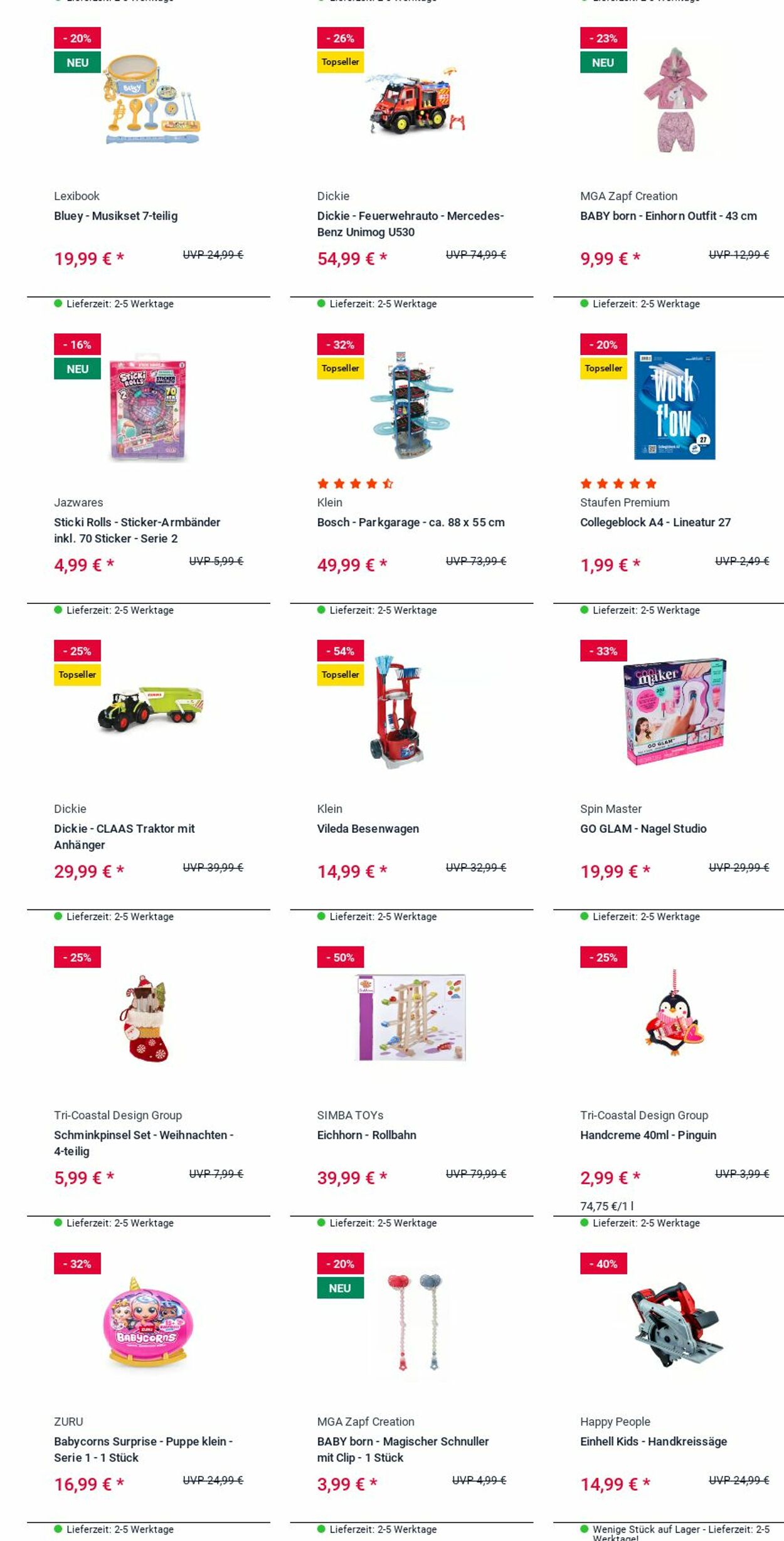 Prospekt Rofu Kinderland 08.12.2025 - 17.12.2025