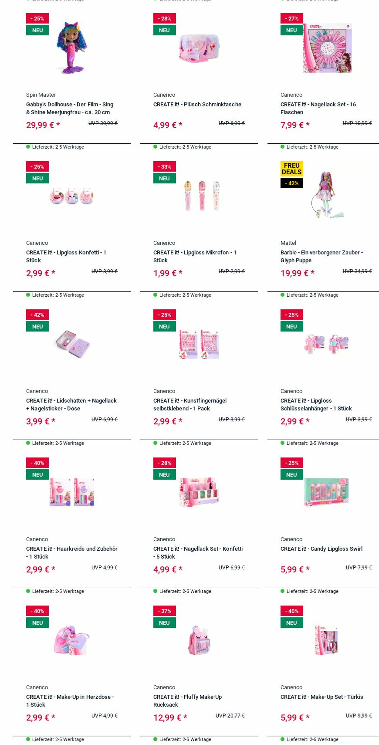 Prospekt Rofu Kinderland 08.12.2025 - 17.12.2025