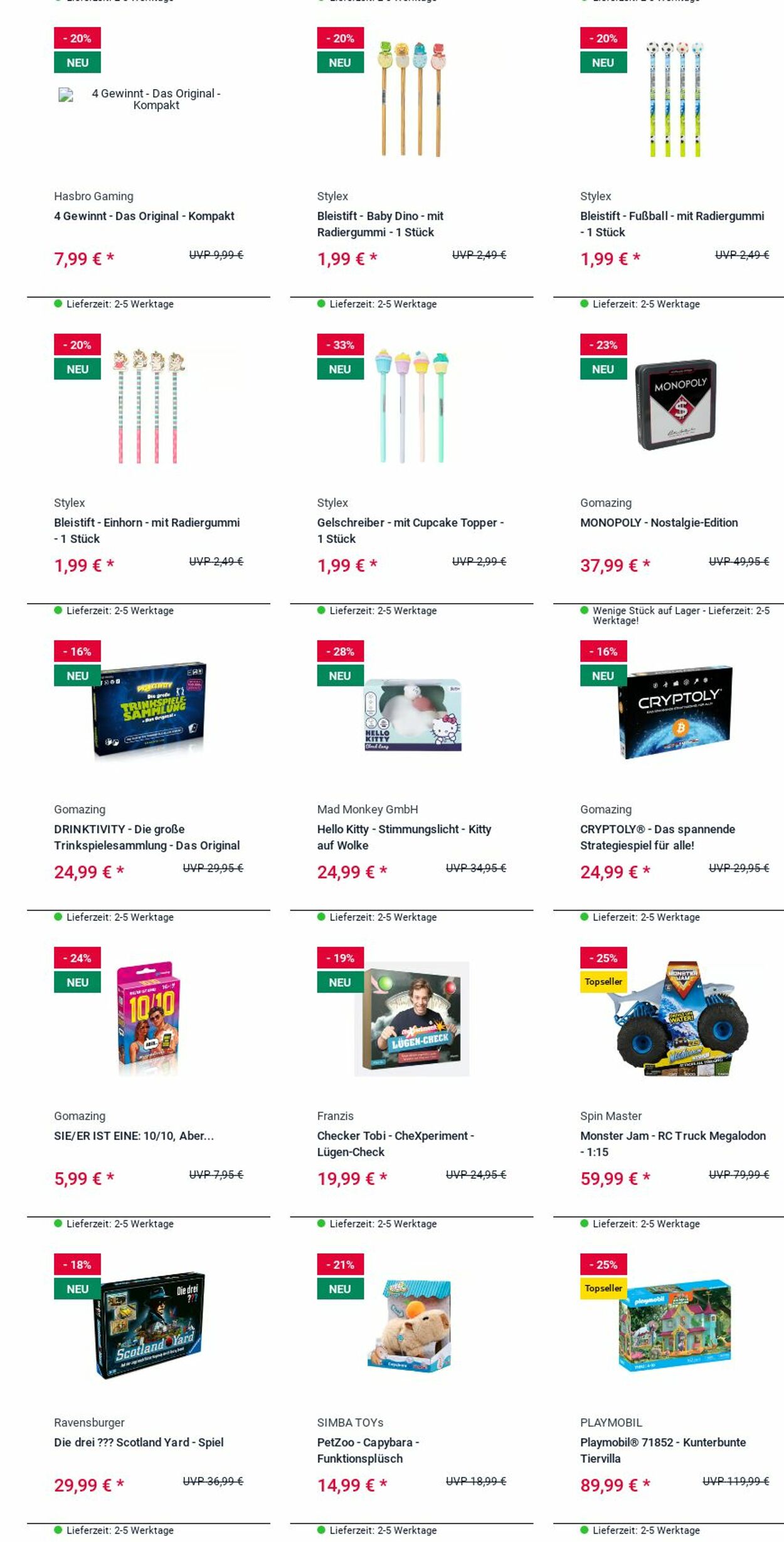 Prospekt Rofu Kinderland 08.12.2025 - 17.12.2025