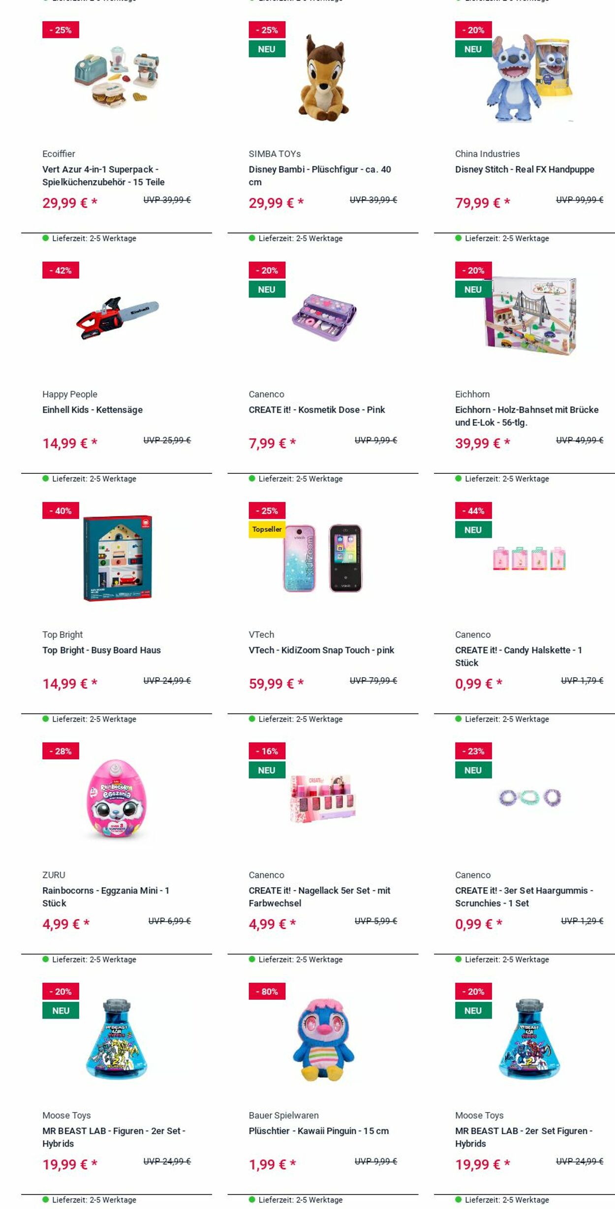 Prospekt Rofu Kinderland 08.12.2025 - 17.12.2025