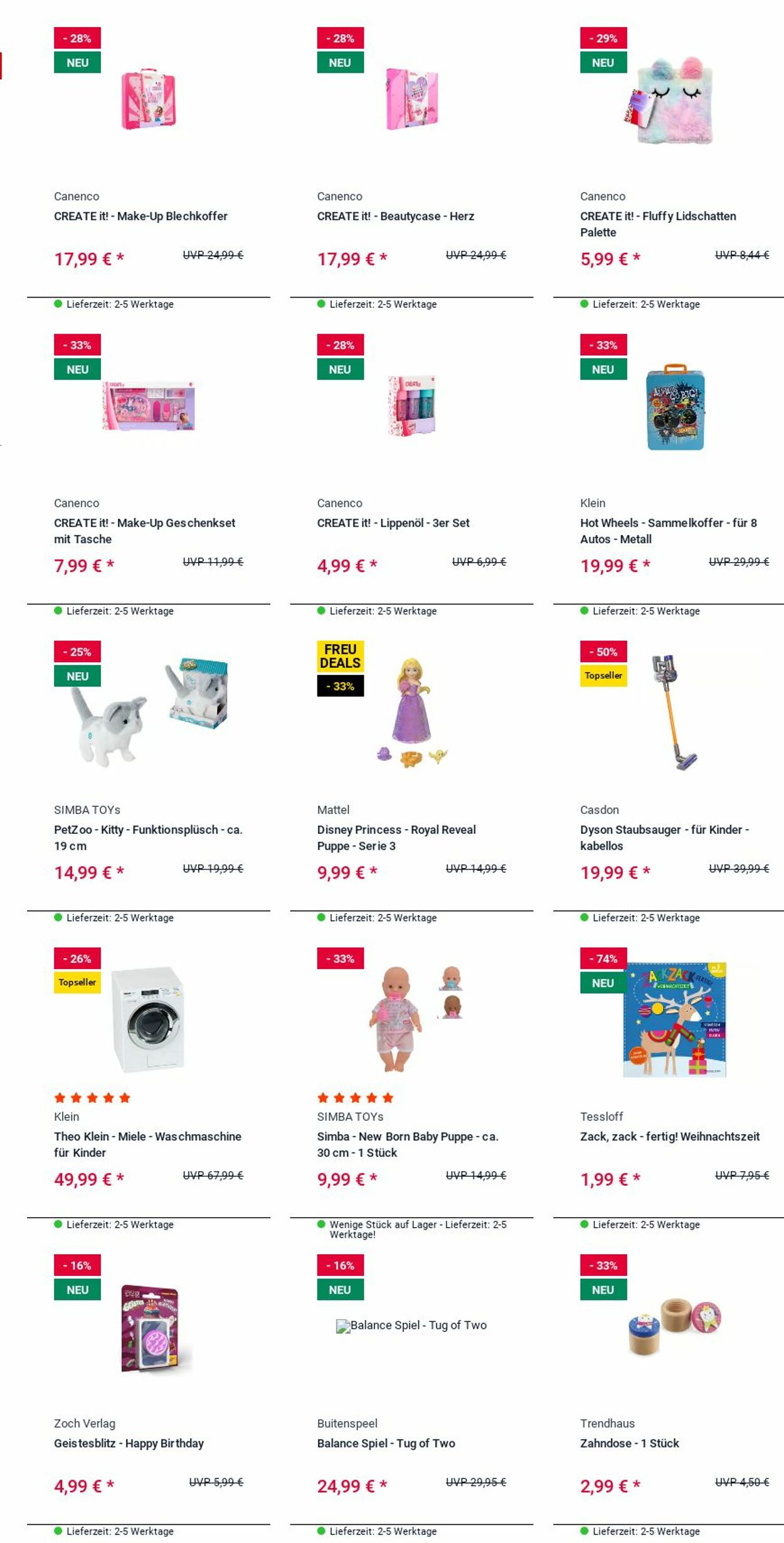 Prospekt Rofu Kinderland 08.12.2025 - 17.12.2025