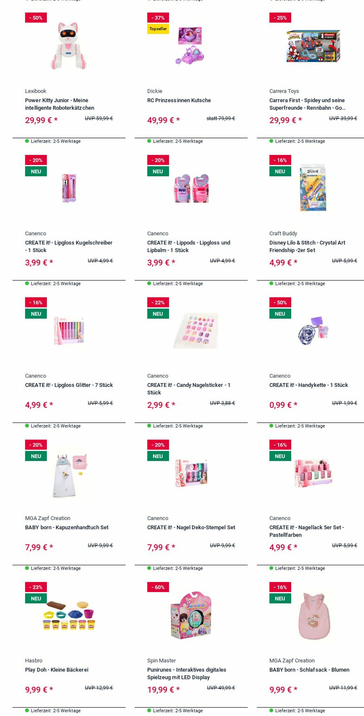 Prospekt Rofu Kinderland 08.12.2025 - 17.12.2025