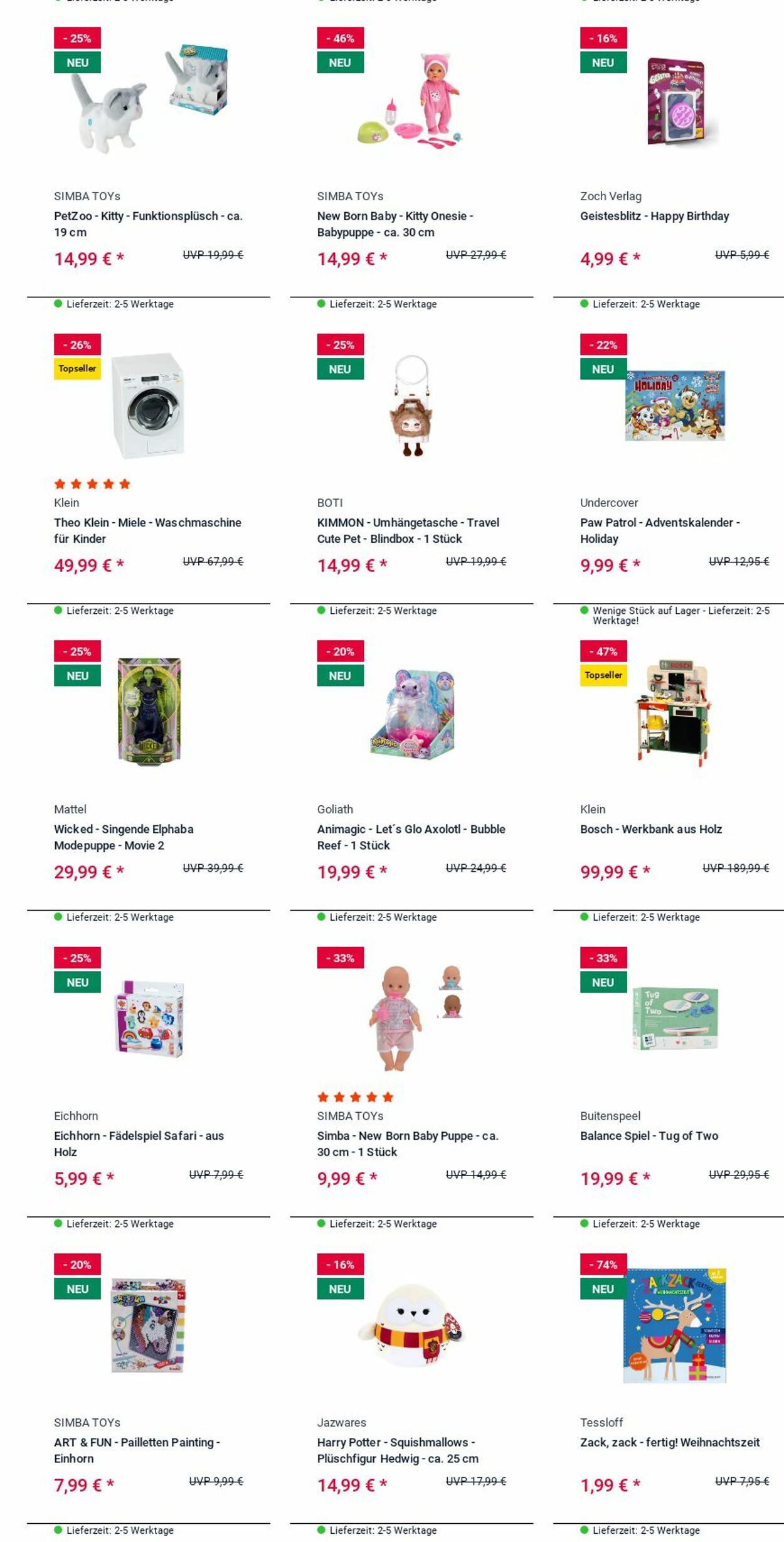 Prospekt Rofu Kinderland 17.11.2025 - 26.11.2025
