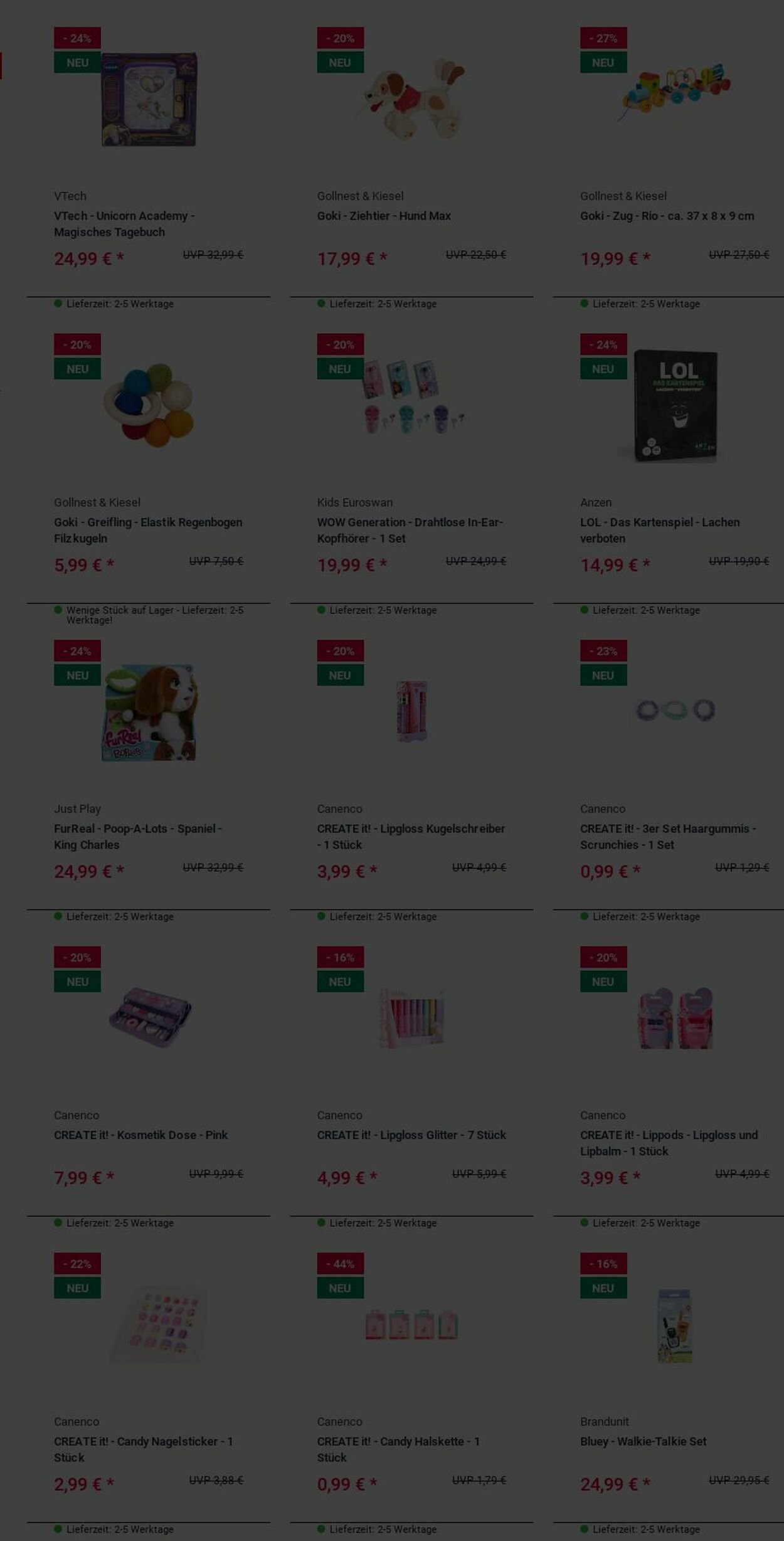 Prospekt Rofu Kinderland 17.11.2025 - 26.11.2025