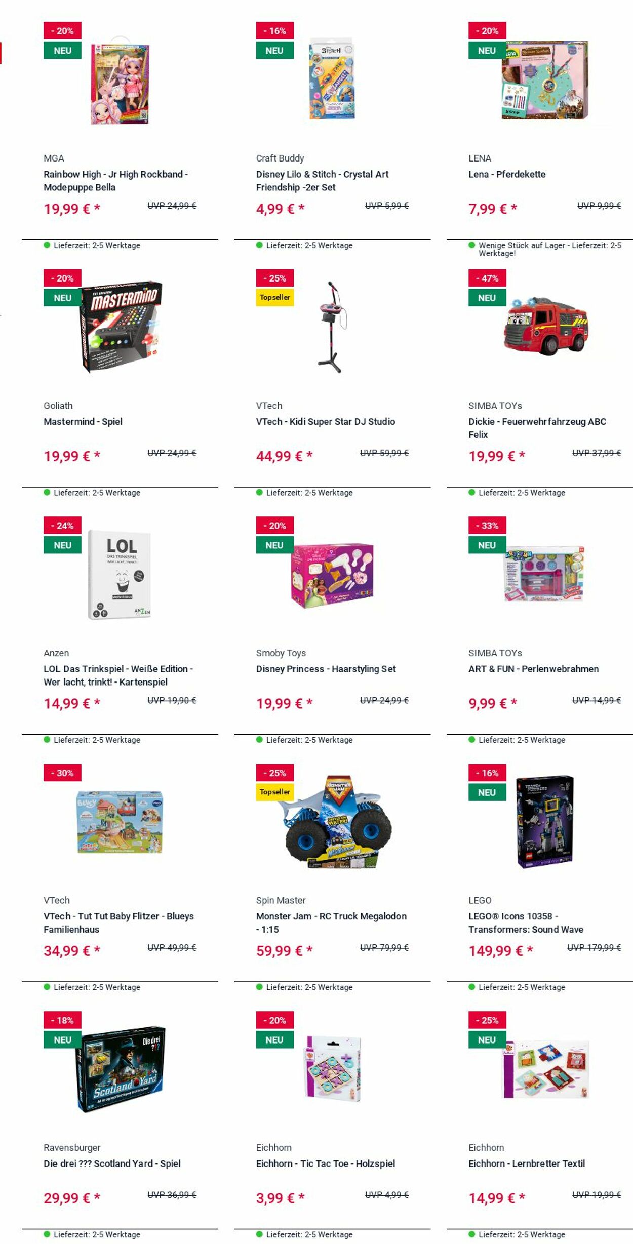 Prospekt Rofu Kinderland 17.11.2025 - 26.11.2025
